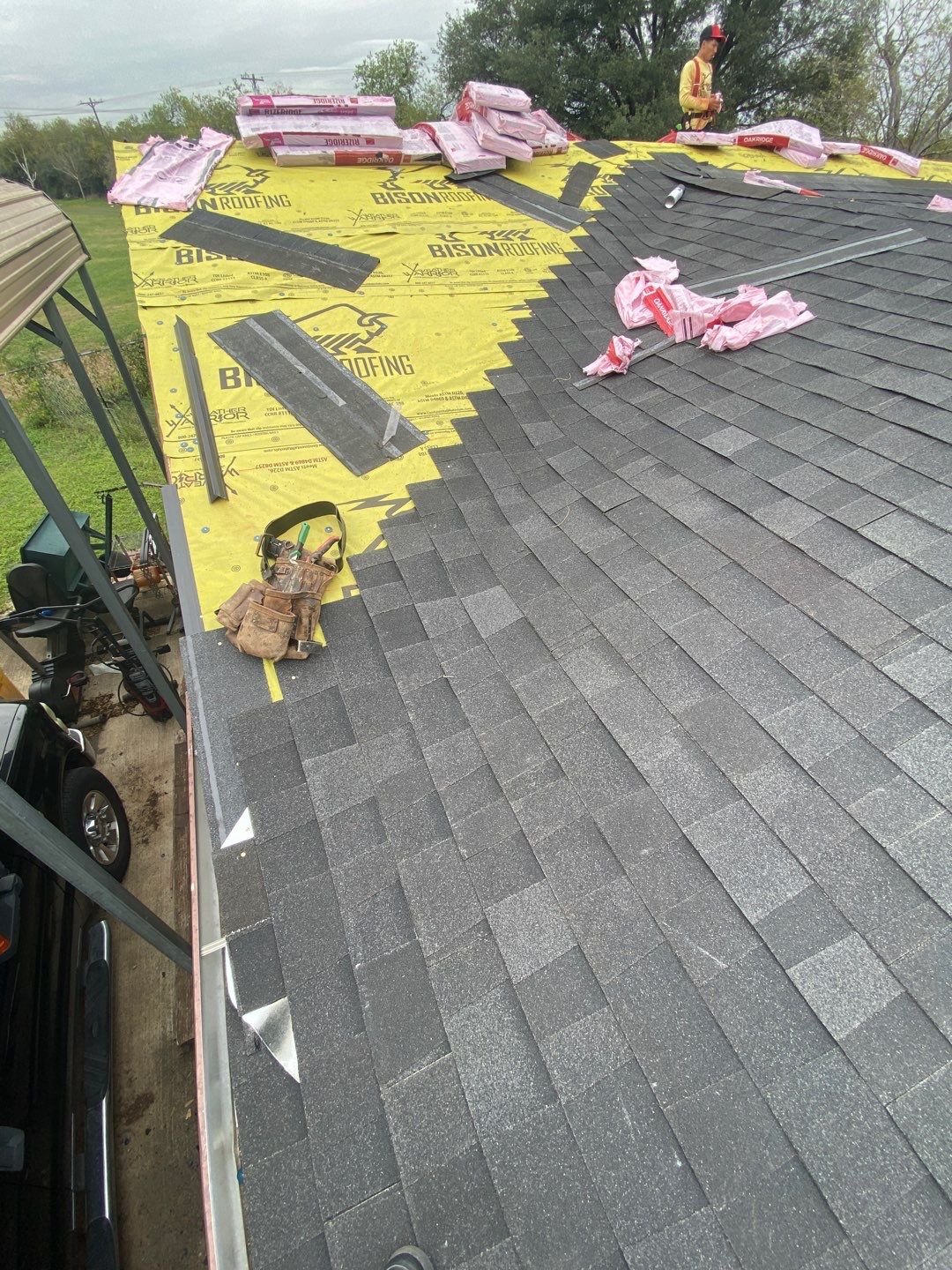 Round Rock Roof Project  by Bison Roofing  