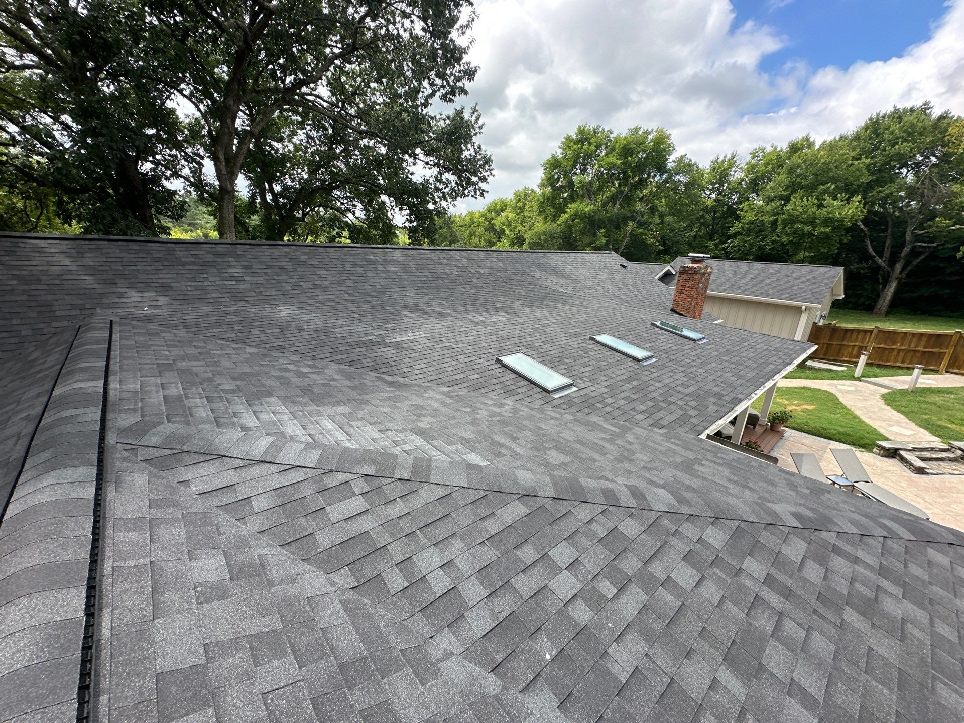Malarkey Vista Shingles in Brilliant Black by Undersun Roofing