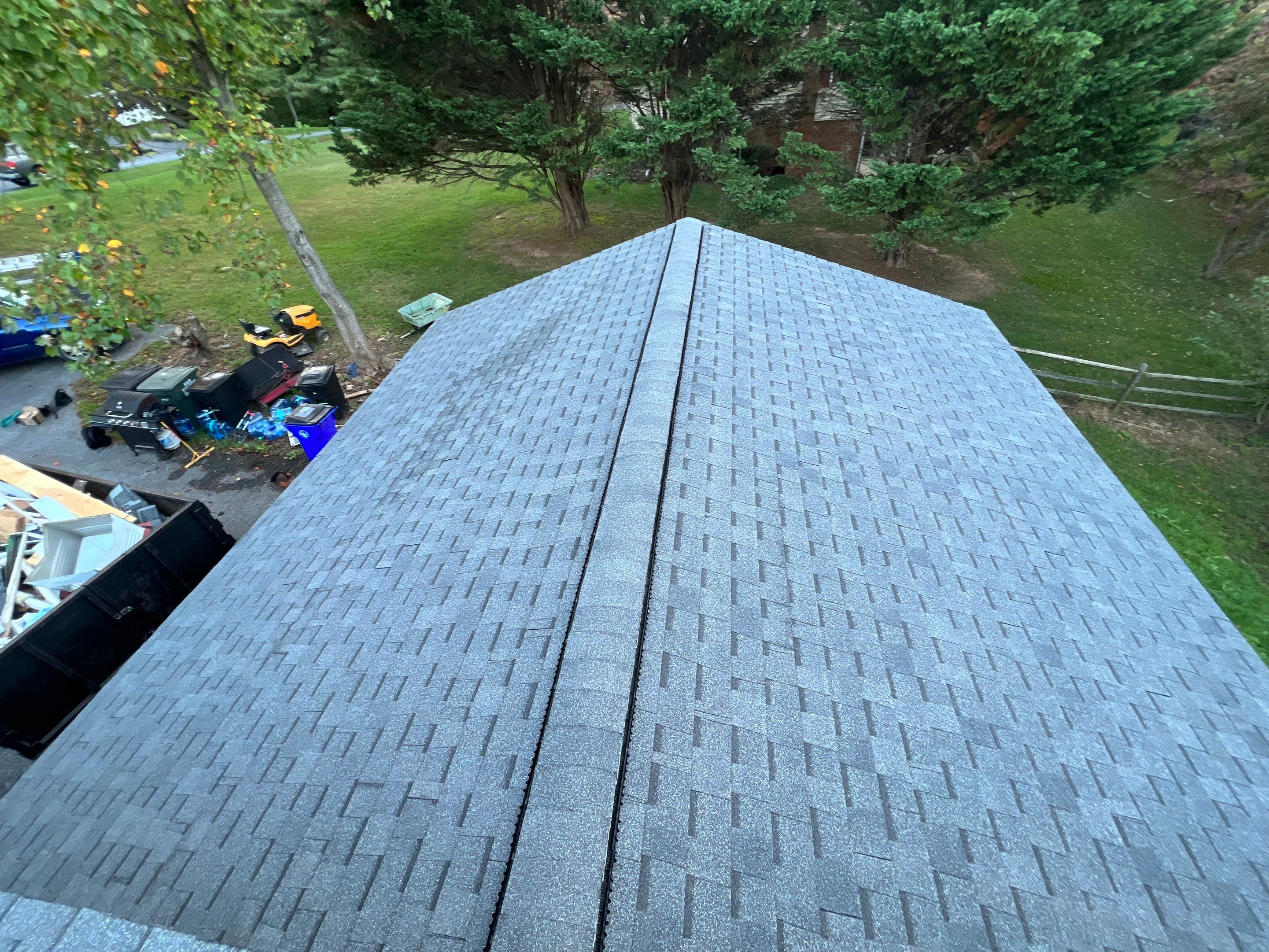 Residential Roofing Installation using Atlas Pinnacle Pristine Pewter Architectural Shingles by Frederick Roof Repair