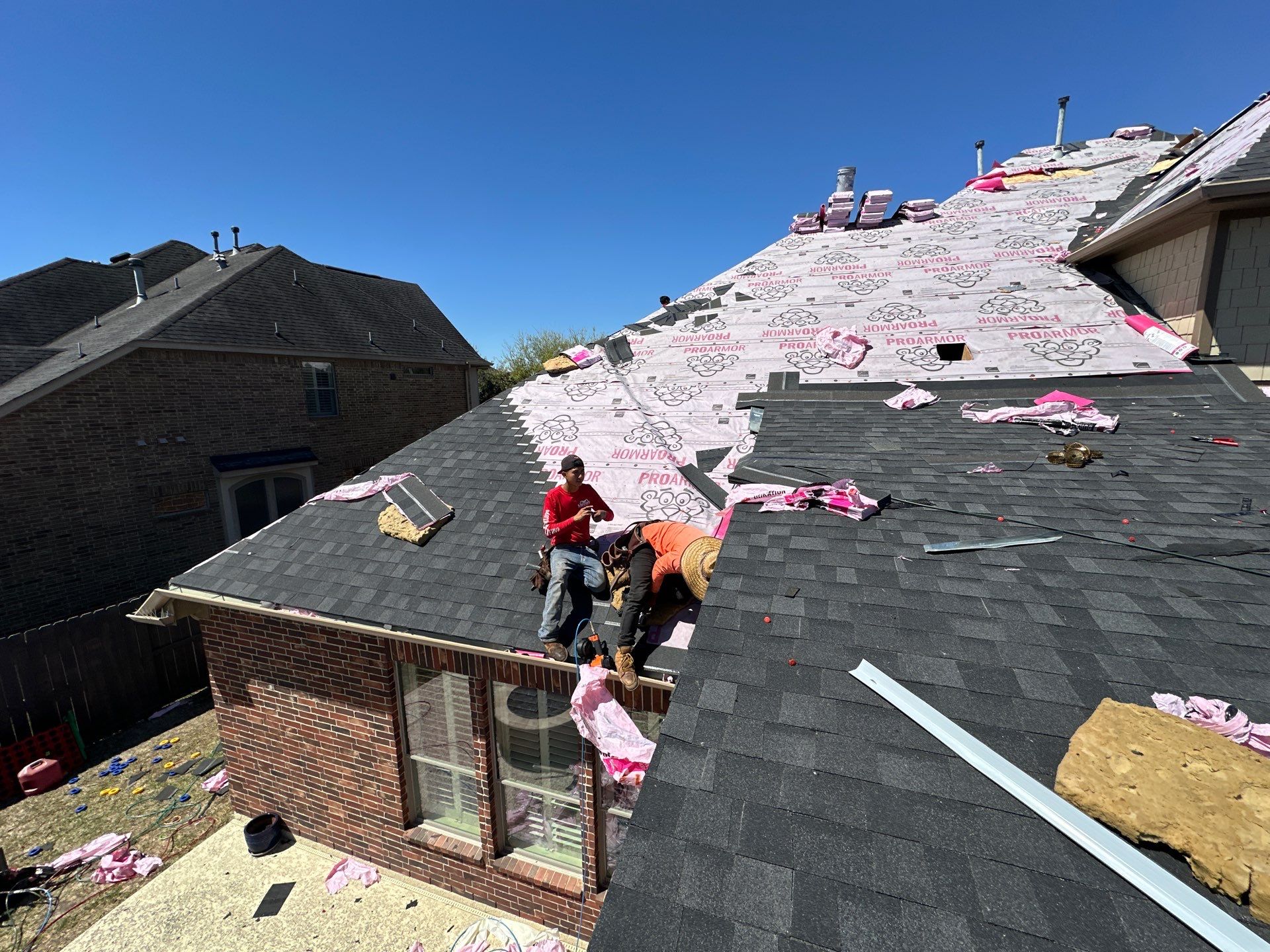 Project in Fulshear by Motion Roofing