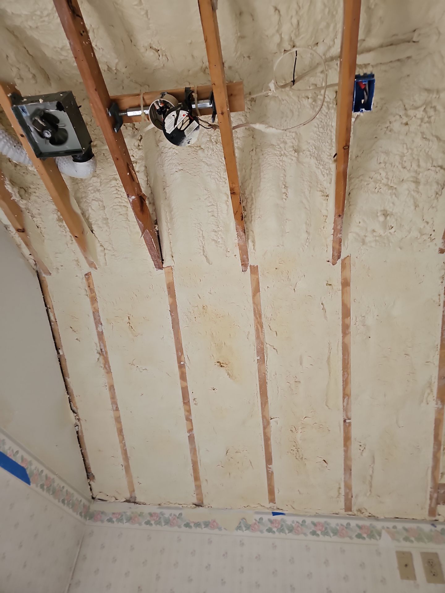 Attic Insulation using open cell spray foam by NYS Foam & Energy