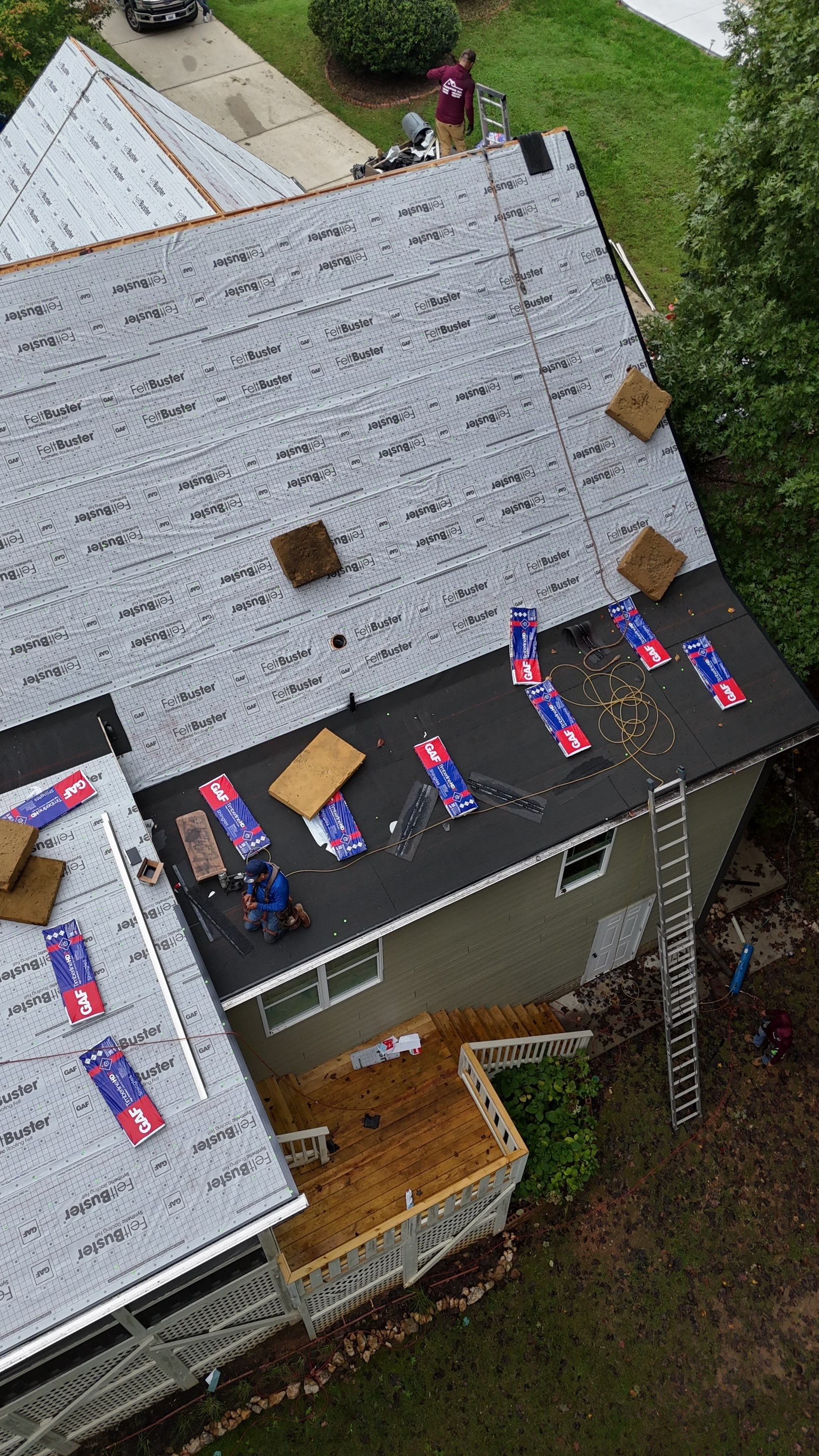 Roof Replacement - GAF Timberline HDZ Barkwood  by Pro Performance Roofing