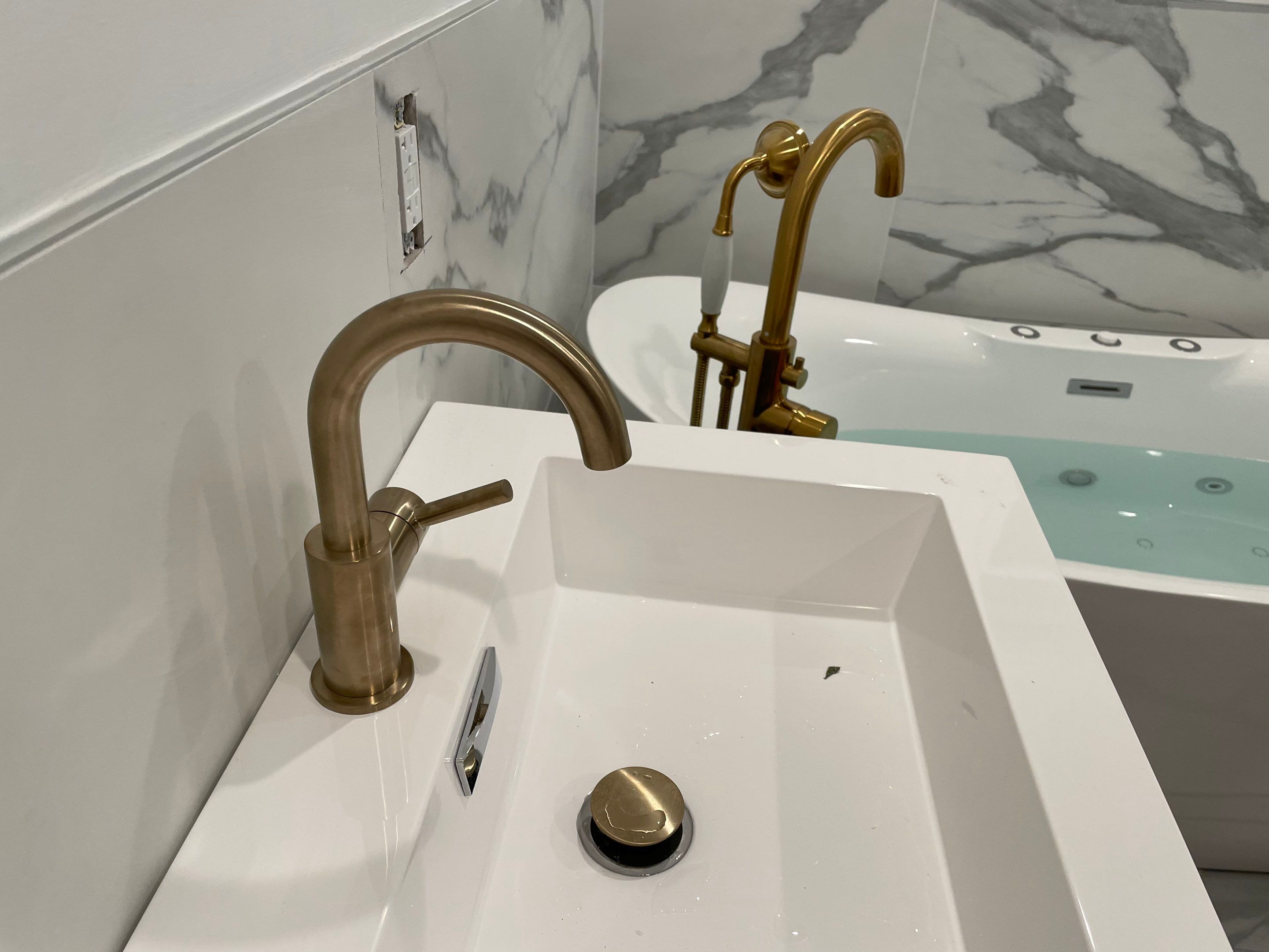 Bathroom Remodel using Tile by Home Concepts Construction