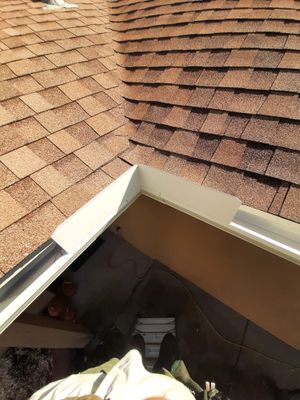 Seamless Gutter Installation using White K-Style Gutters