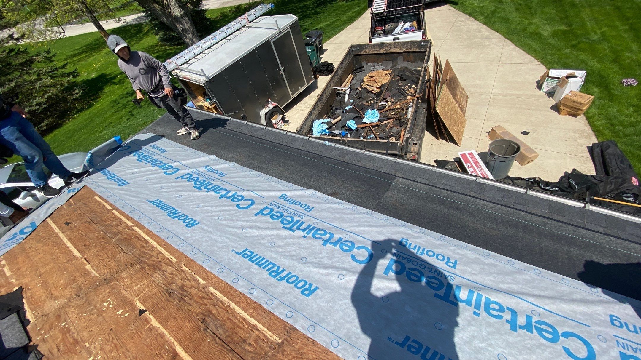 Roof Replacement using CertainTeed Landmark by 180 Contractors