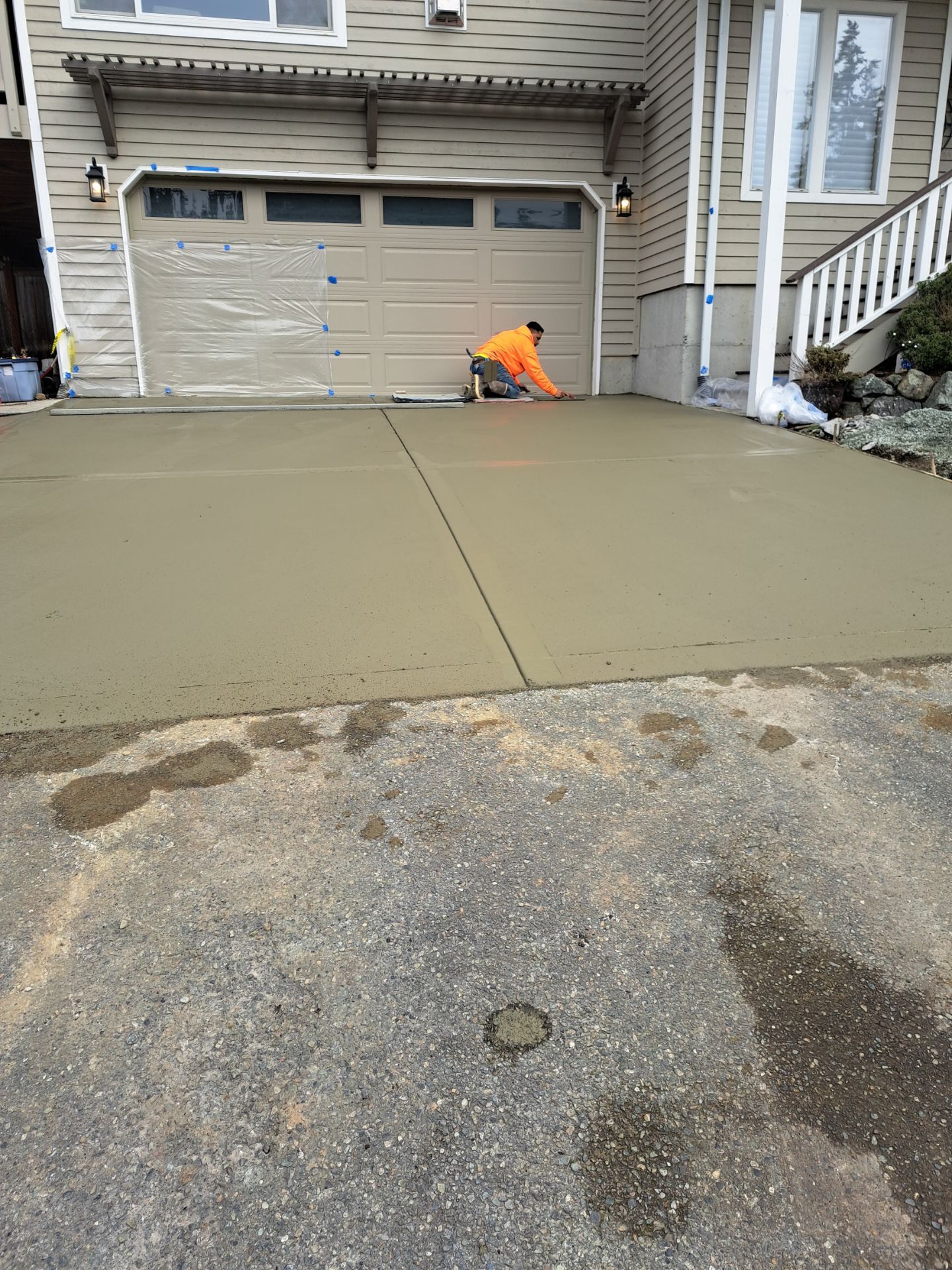 Concrete Driveway Renovation | Freeland  by Jireh Asphalt & Concrete Inc 