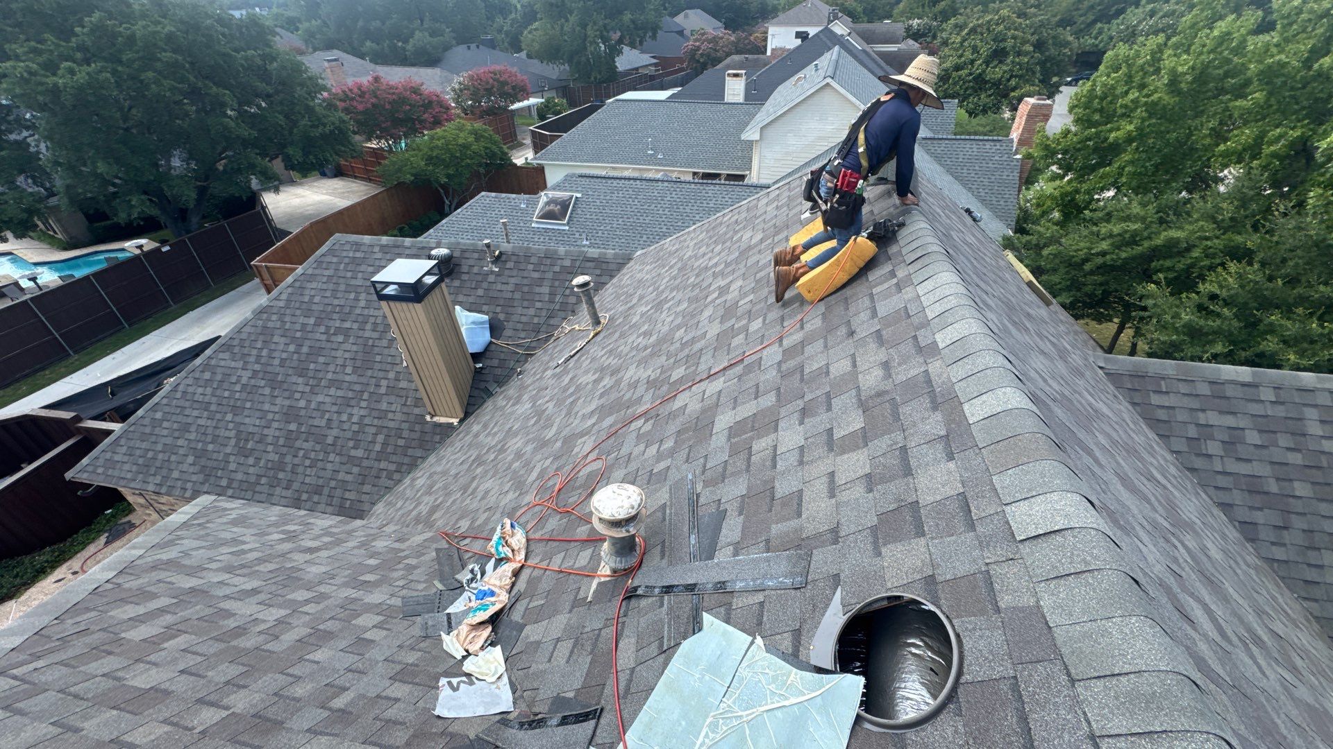Project in Dallas by Rhino Roofing and General Contracting, LLC
