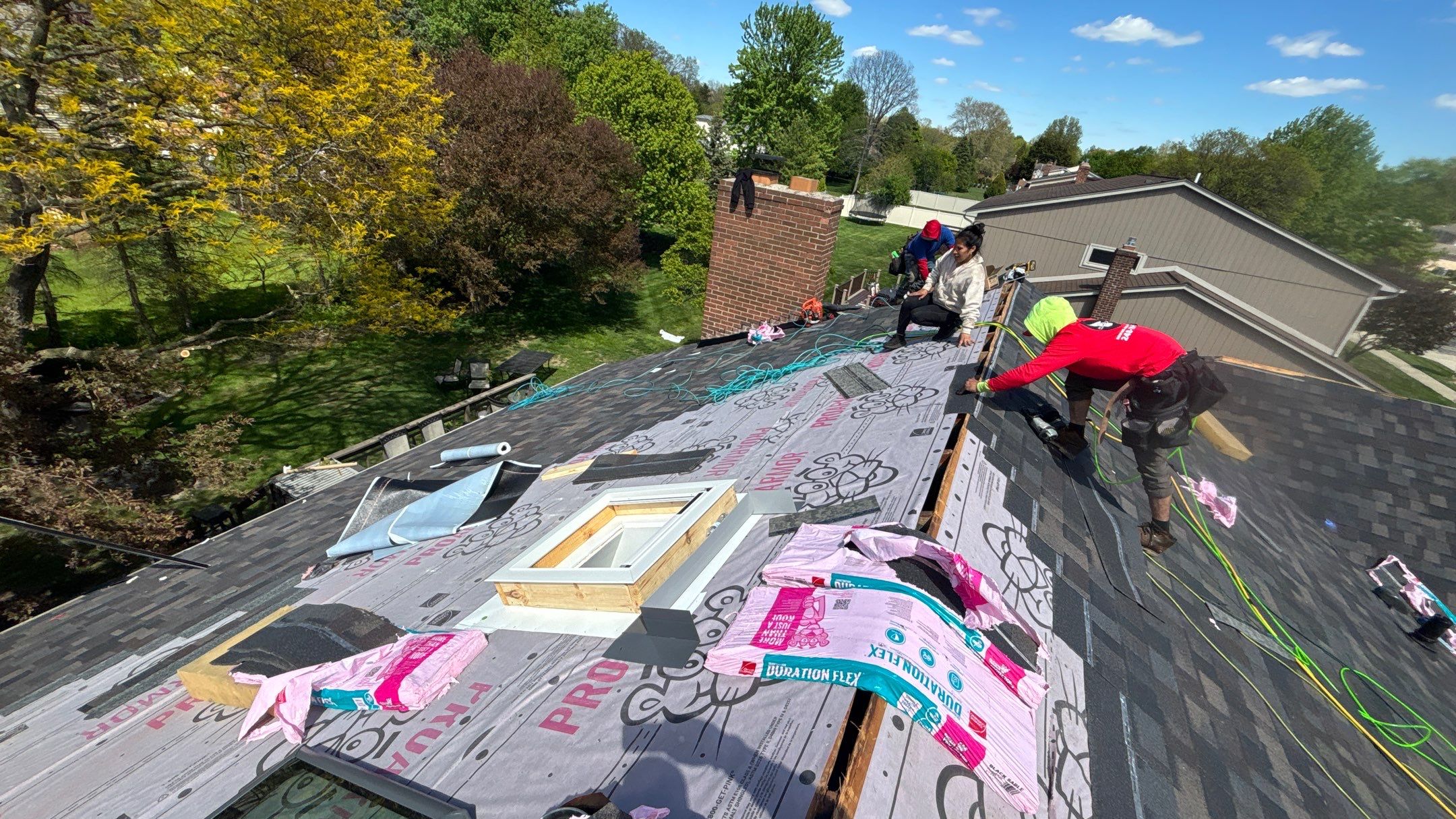 Roof Replacement using Owens Corning Duration by 180 Contractors