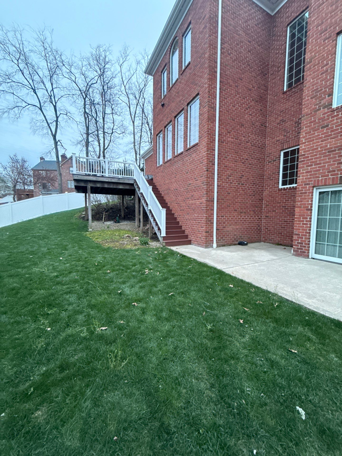Deck extension  by Cousins Roofing Siding & Decks