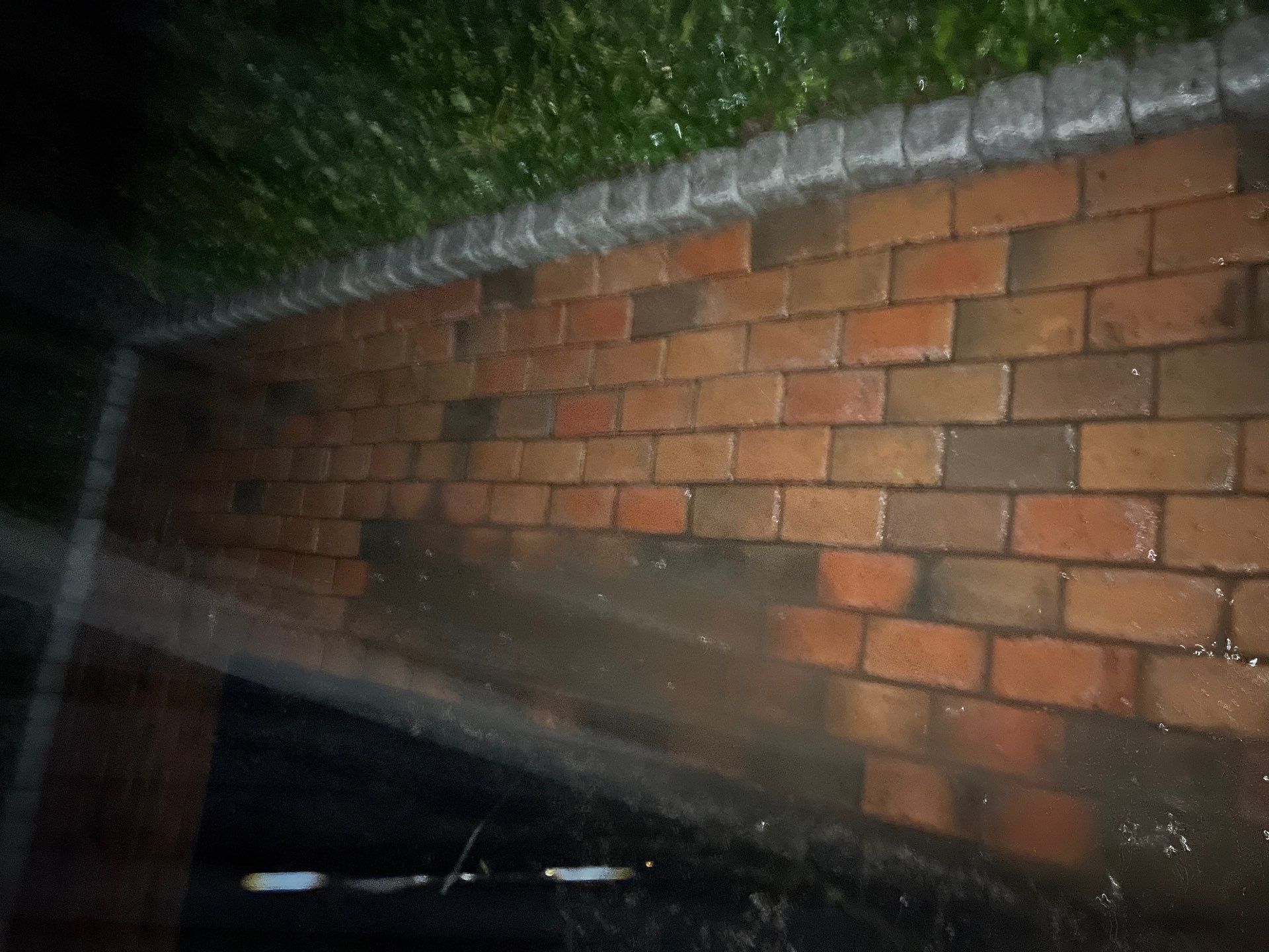 Brick paver clean, sand and seal.  using Algaecide, soft wash soap by Northern Power Washing LLC.
