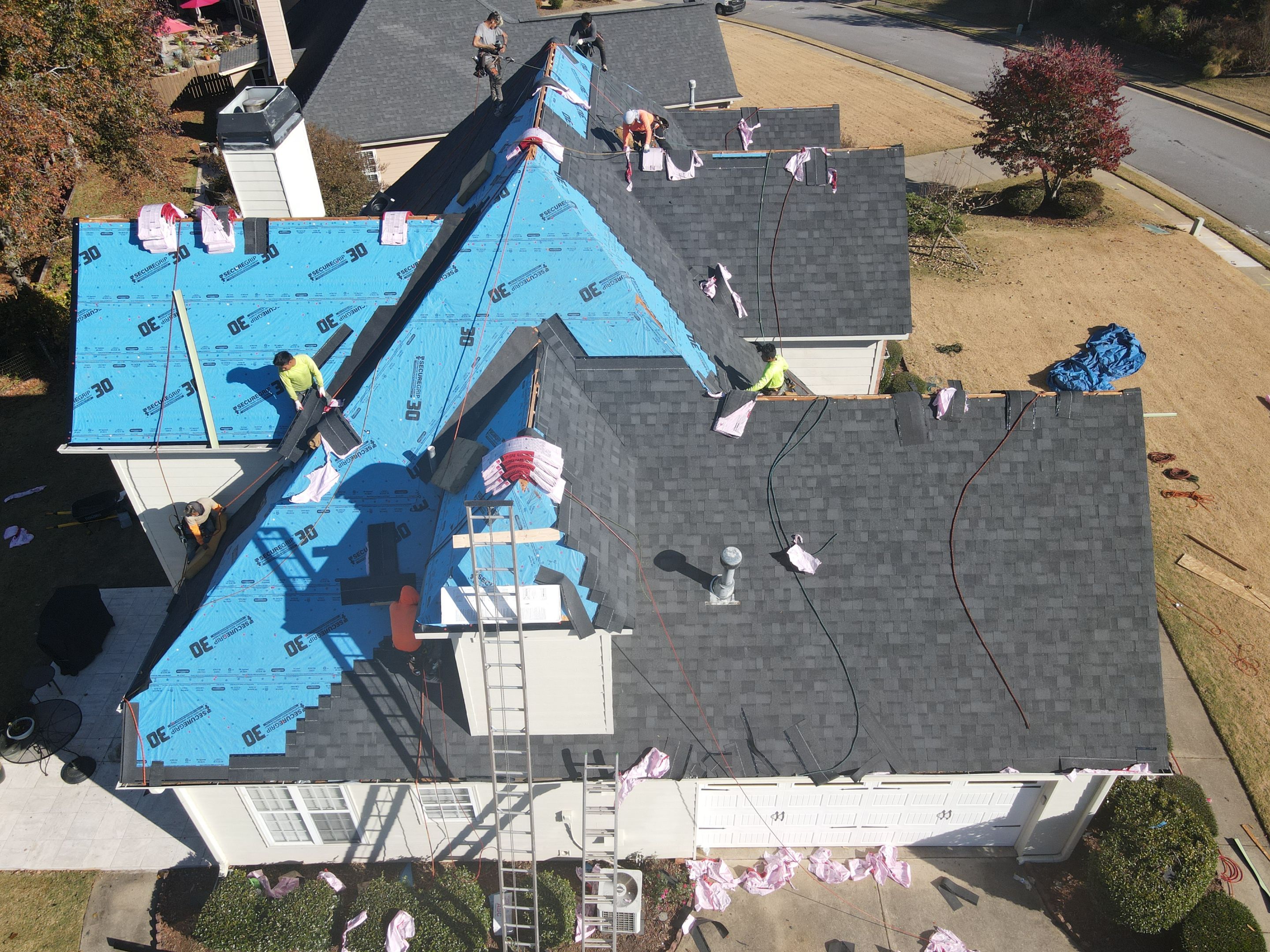 Residential Roofing Installation using Owens Corning by Inspector Roofing and Restoration