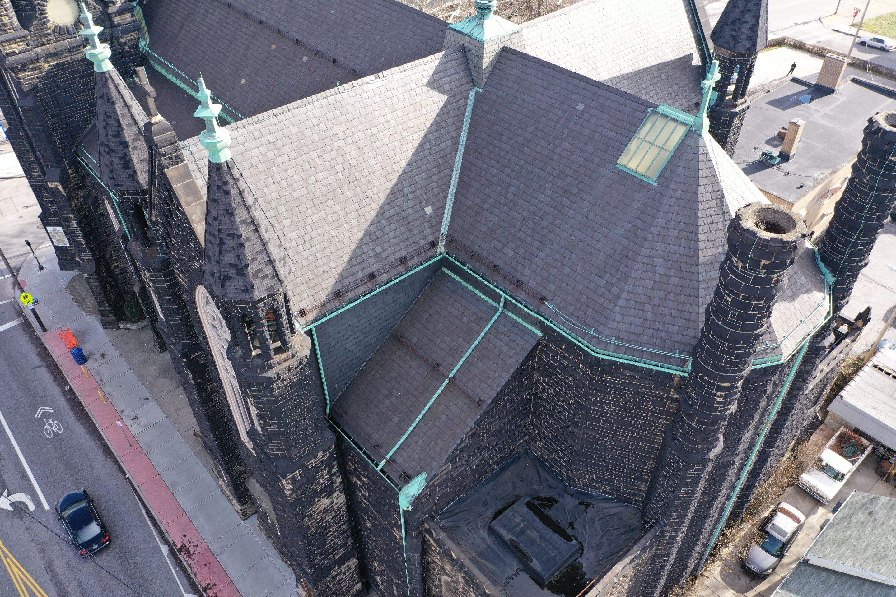 Drone Inspection by Absolute Roofing and Construction
