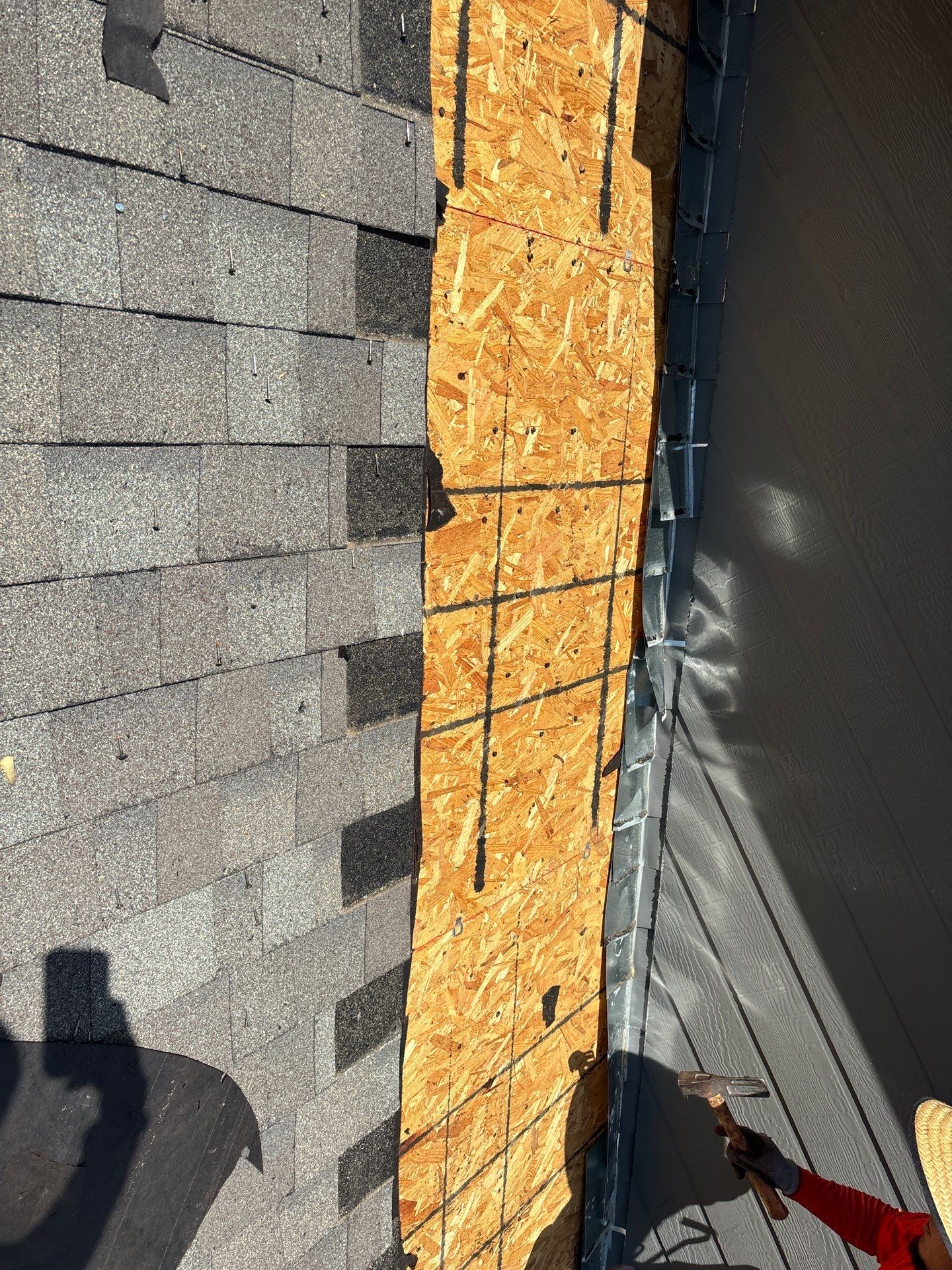 Hail Damage using Owen's Corning Duration (Lifetime) Shingles by Roof Repair Services LLC