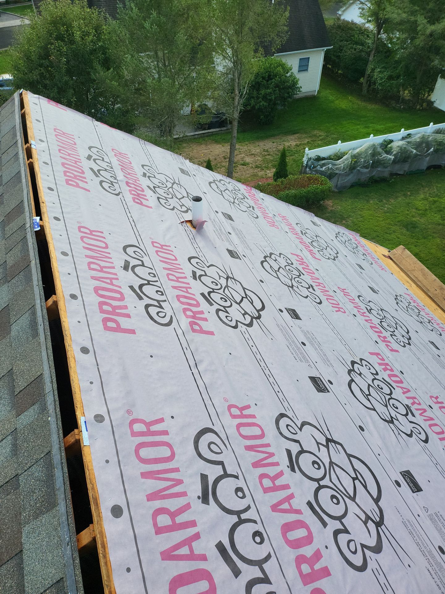 Residential Roofing Installation using Owens Corning Duration Driftwood by A Plus Exterior