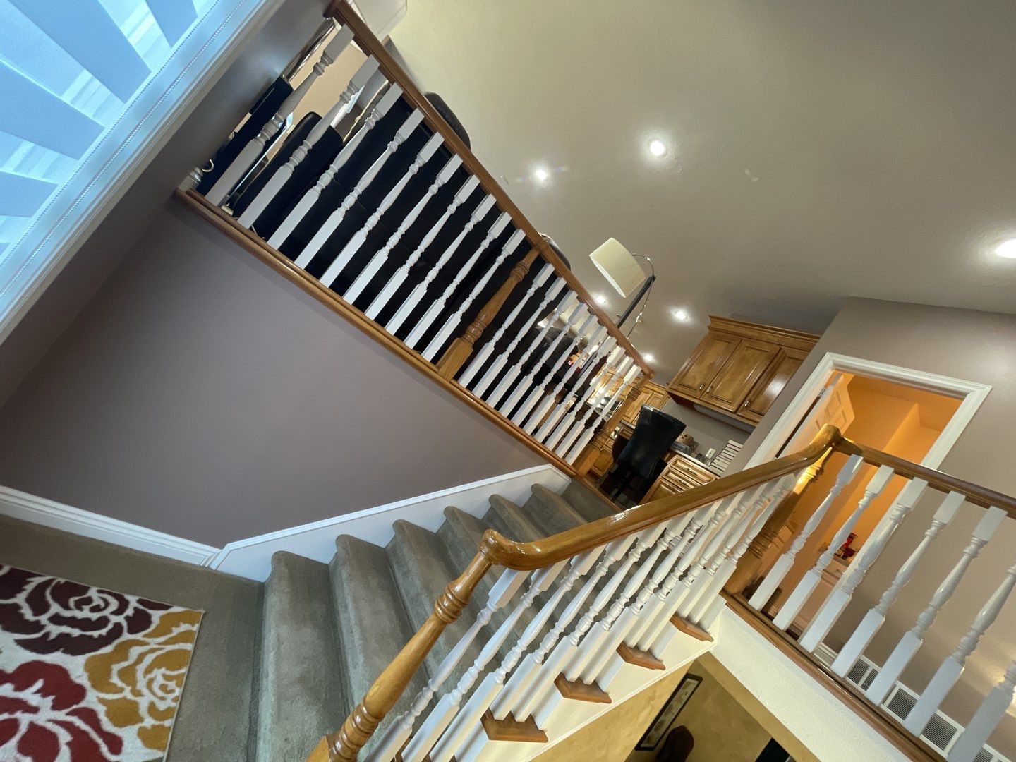 Painting Hardwood using Sherwin Williams paint by Lightning Exteriors