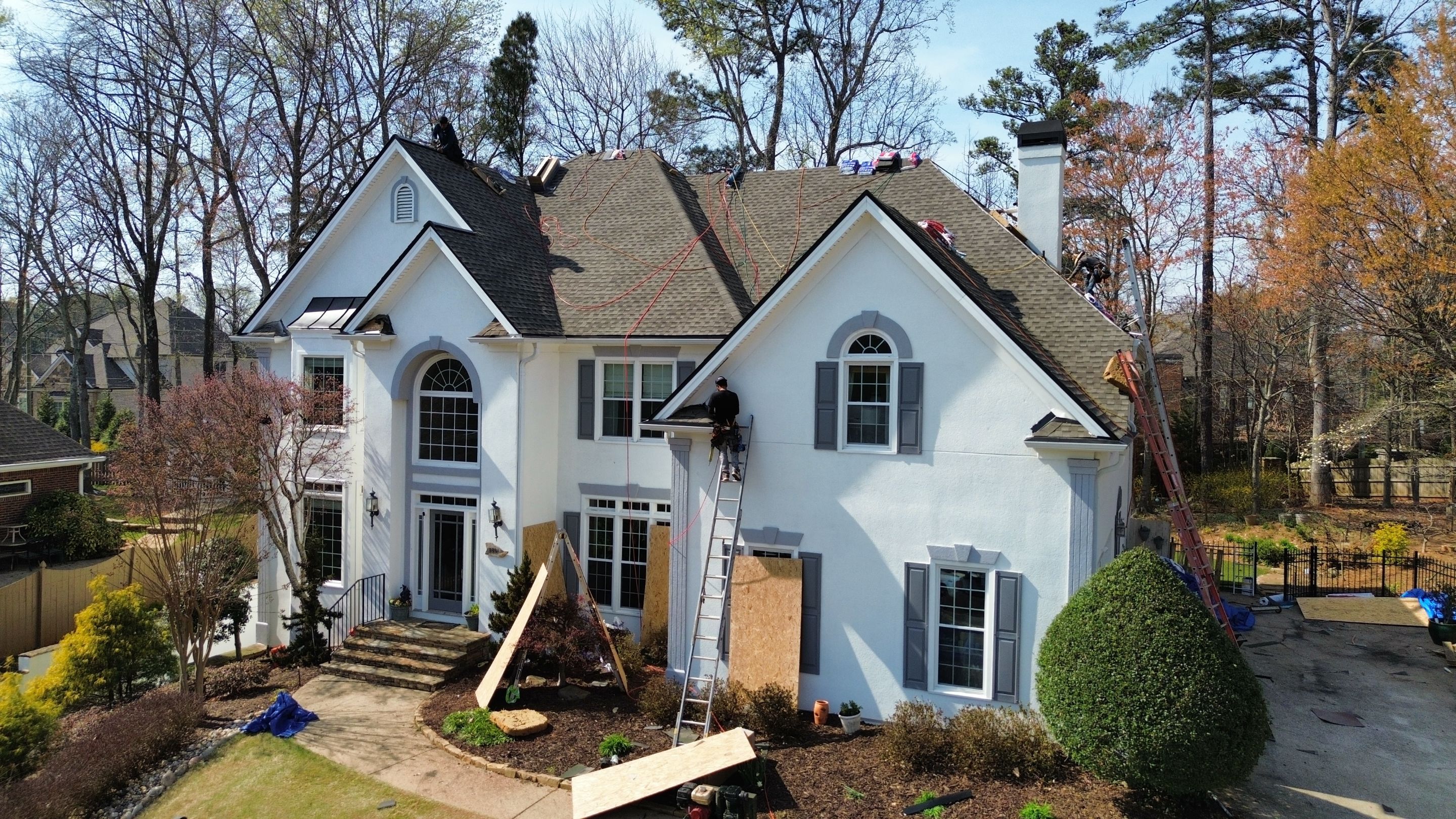 Roswell, GA Roof Replacement, GAF HDZ Weathered Wood by Reset Roofing
