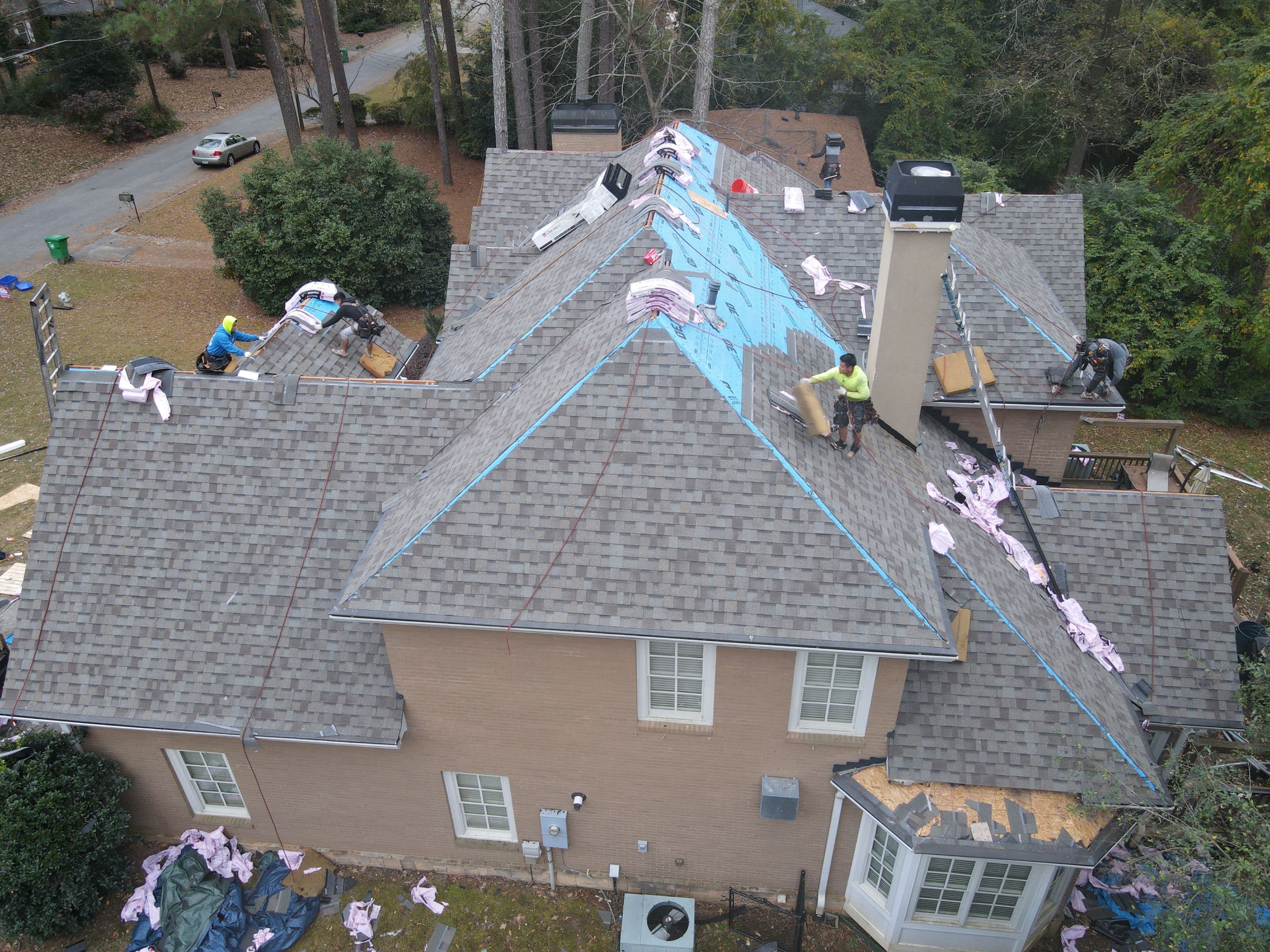 Residential Roofing Installation using Owens Corning by Inspector Roofing and Restoration