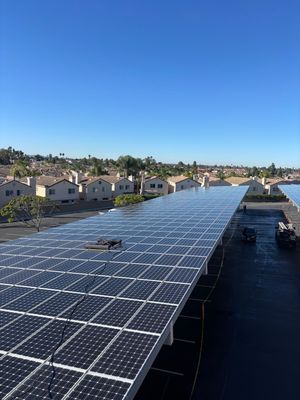 Commercial Solar Panel Cleaning
