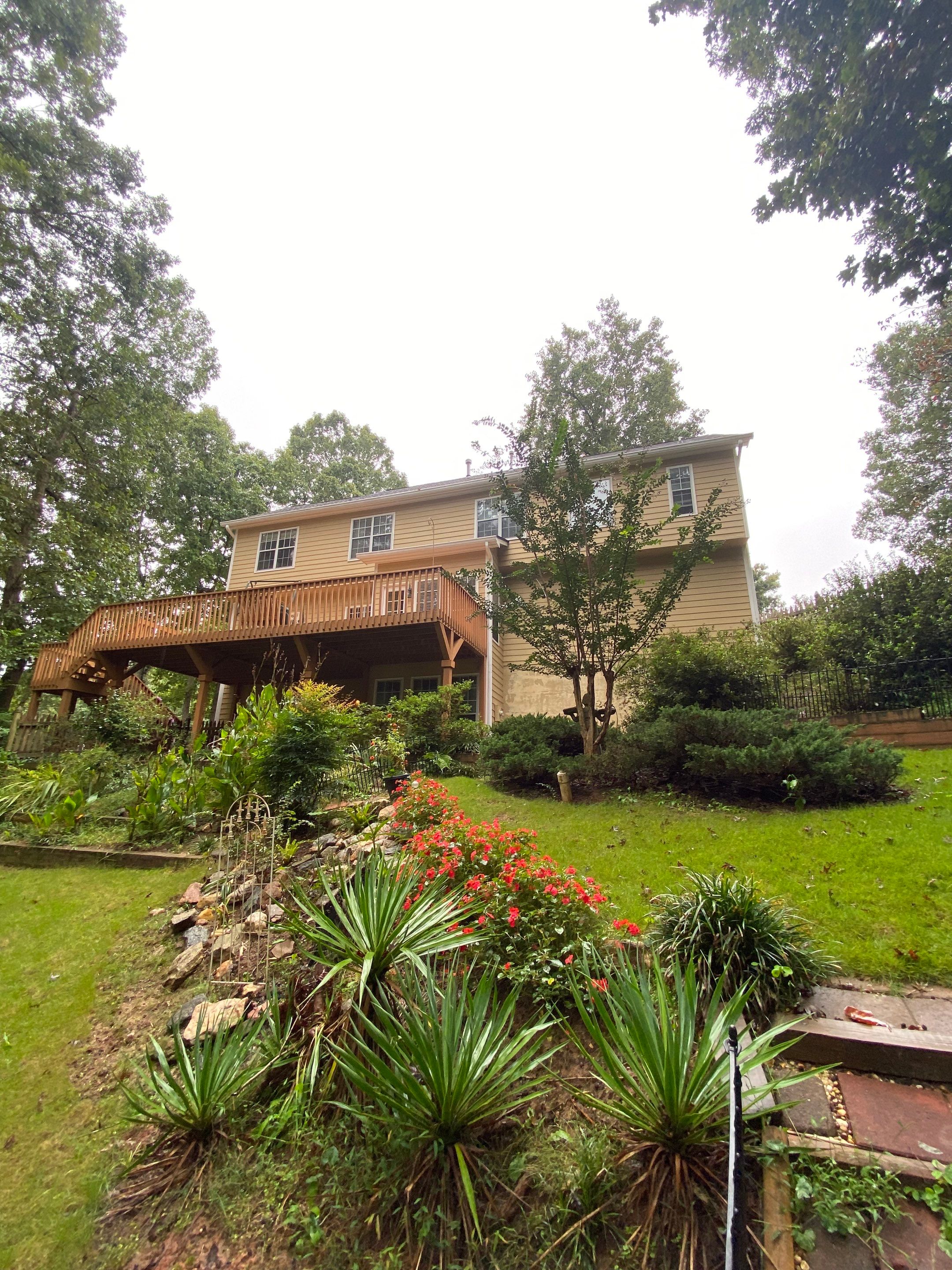 Full Exterior House Painting for Suburban Residence in Douglasville by Swift Home Renovations