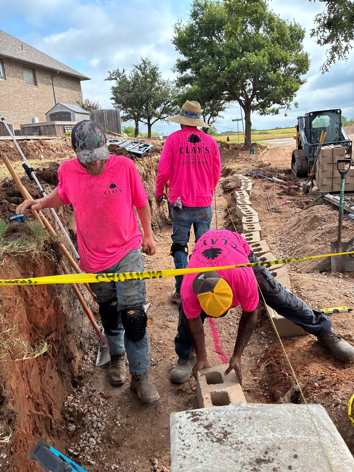 Retaining Wall by Clays Services Inc
