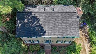 Roof Replacement using GAF Royal Sovereign Slate 3-Tab Roof Shingles