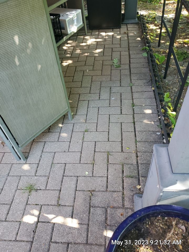 Brick paver clean, sand and seal. using Surebond SB-1300 by Northern Power Washing LLC.