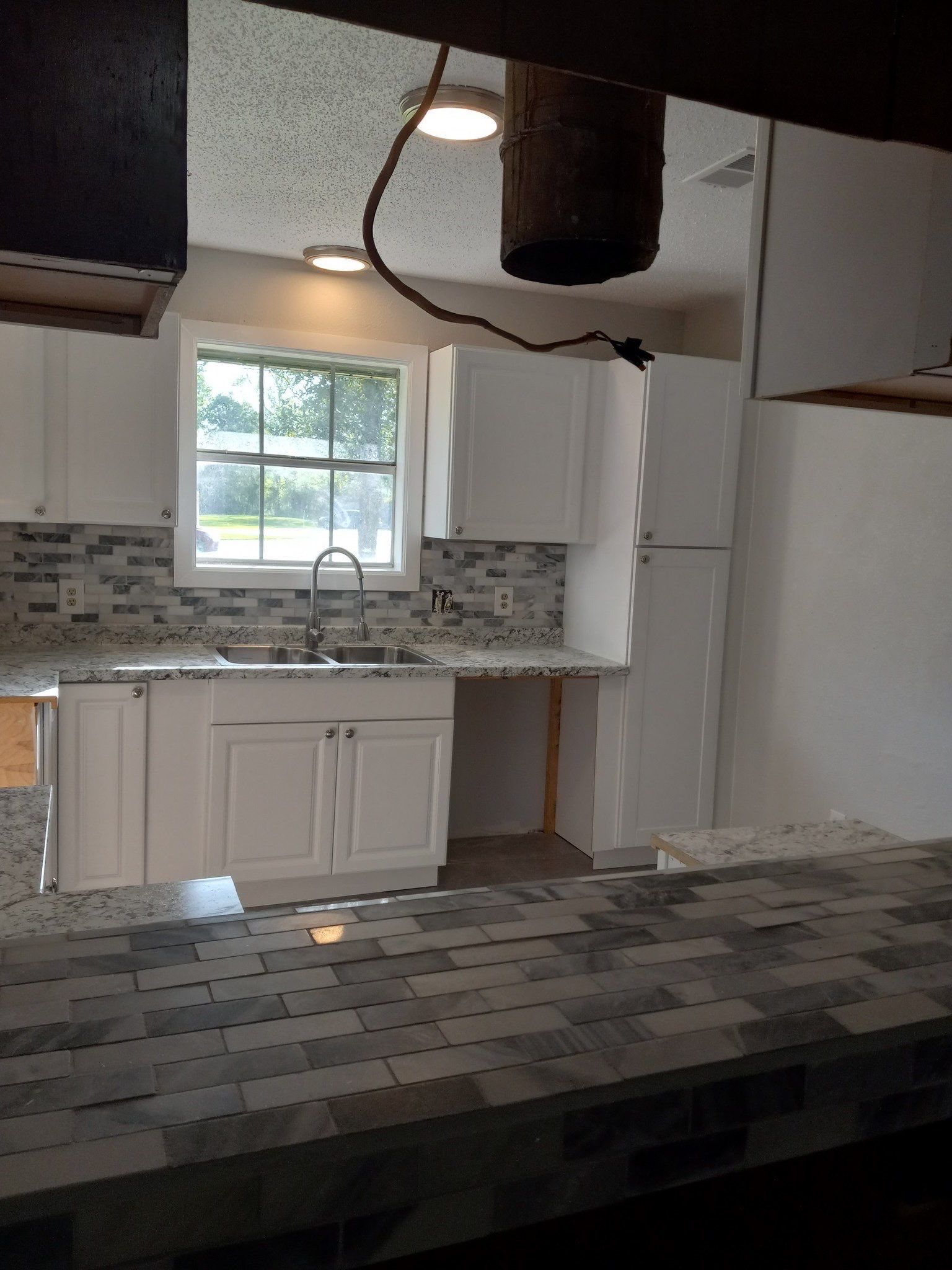 Fire Damaged Kitchen Restored and Remodled - Project in Dayton, TX by Harden Enterprise Services LLC