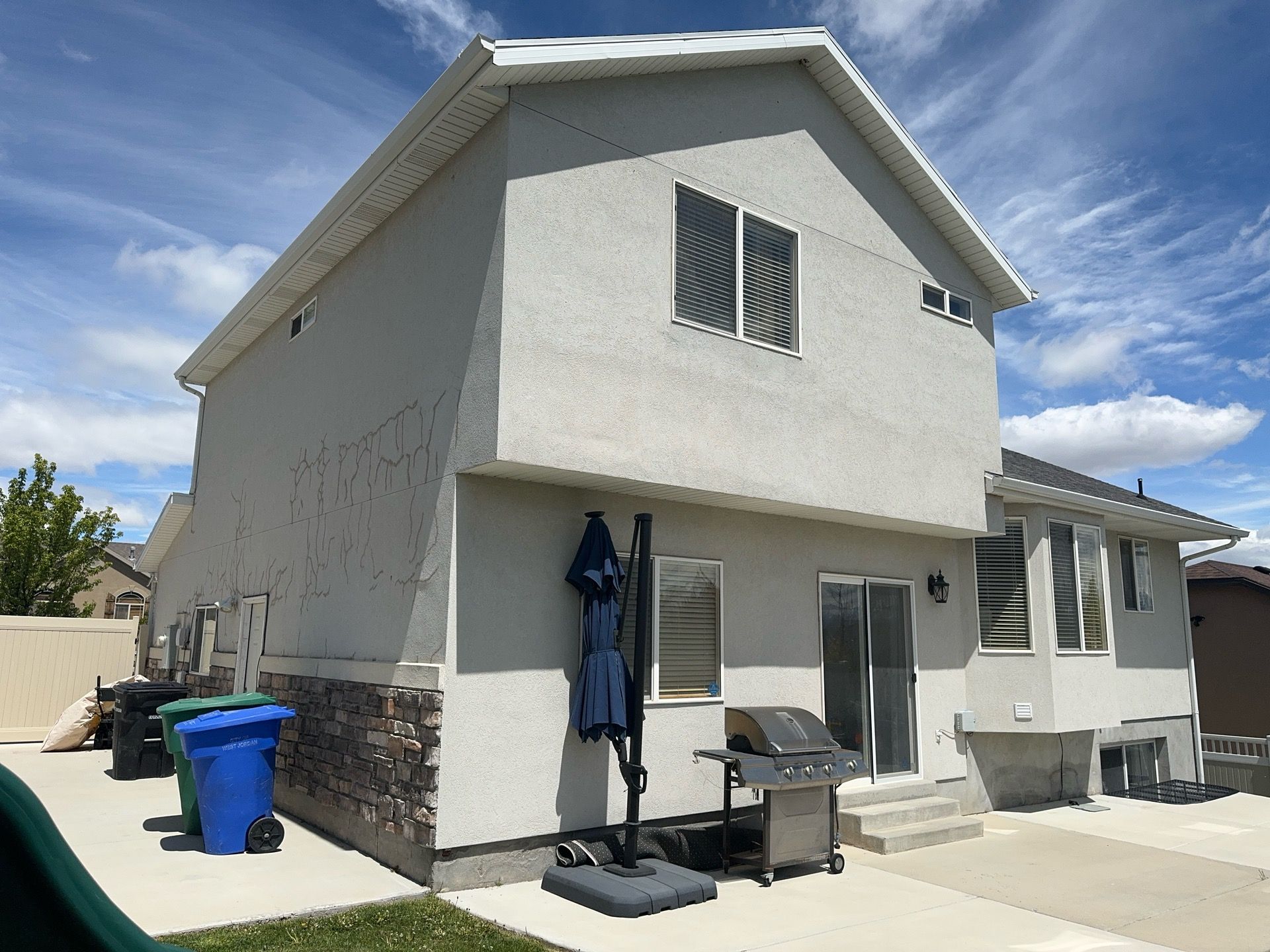 Salt Lake City Area | Stucco to Hardie Conversion | Mixed Profiles & Arctic White by Ideal Siding Utah