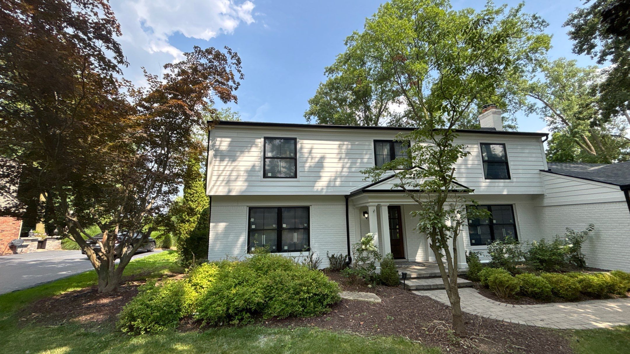 Siding Replacement using Hardie Plank S8 1/4"  Arctic White by 180 Contractors