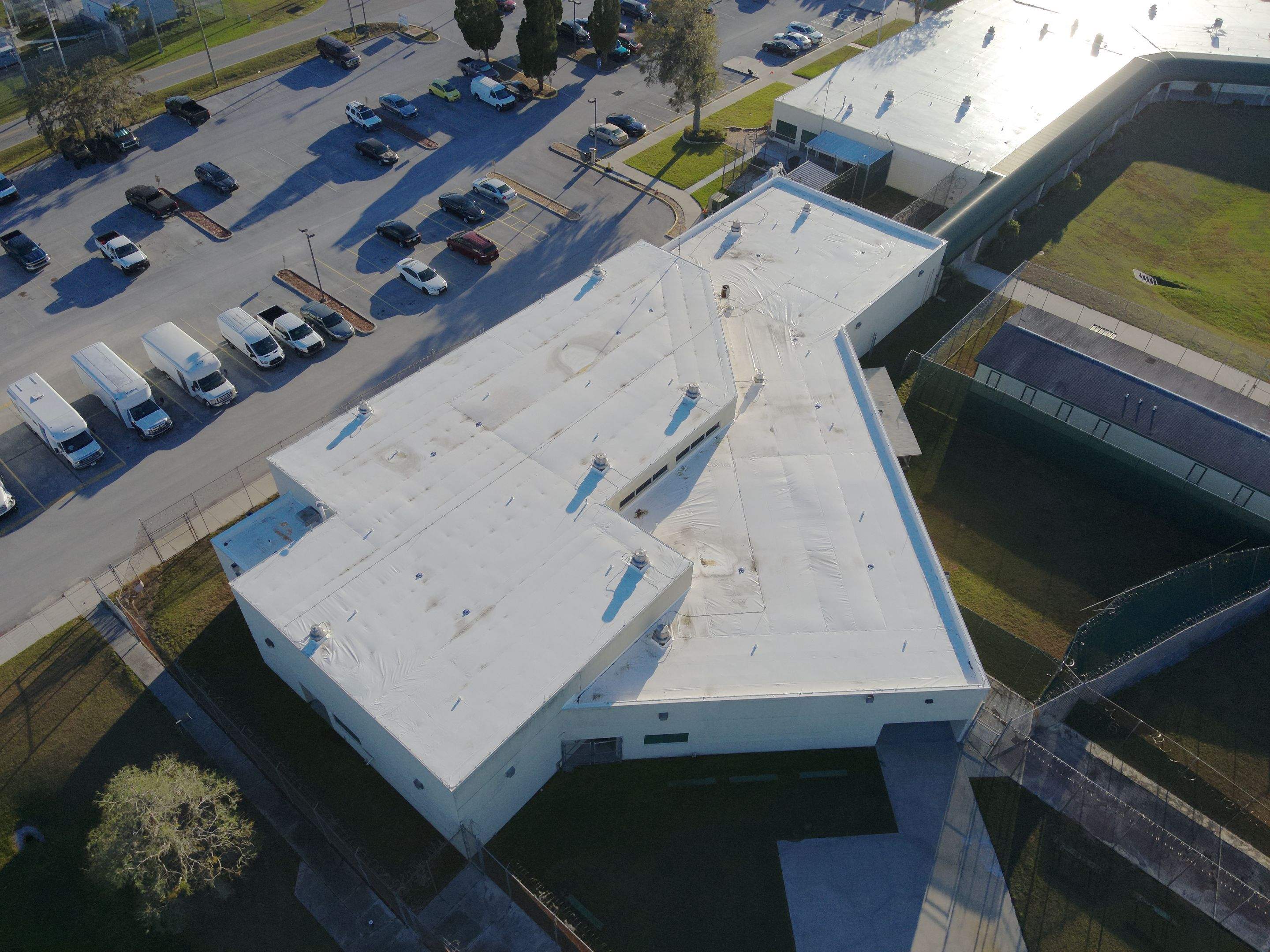 Polk County Jail - Roof Replacement by 1st Class Roofing, Inc.