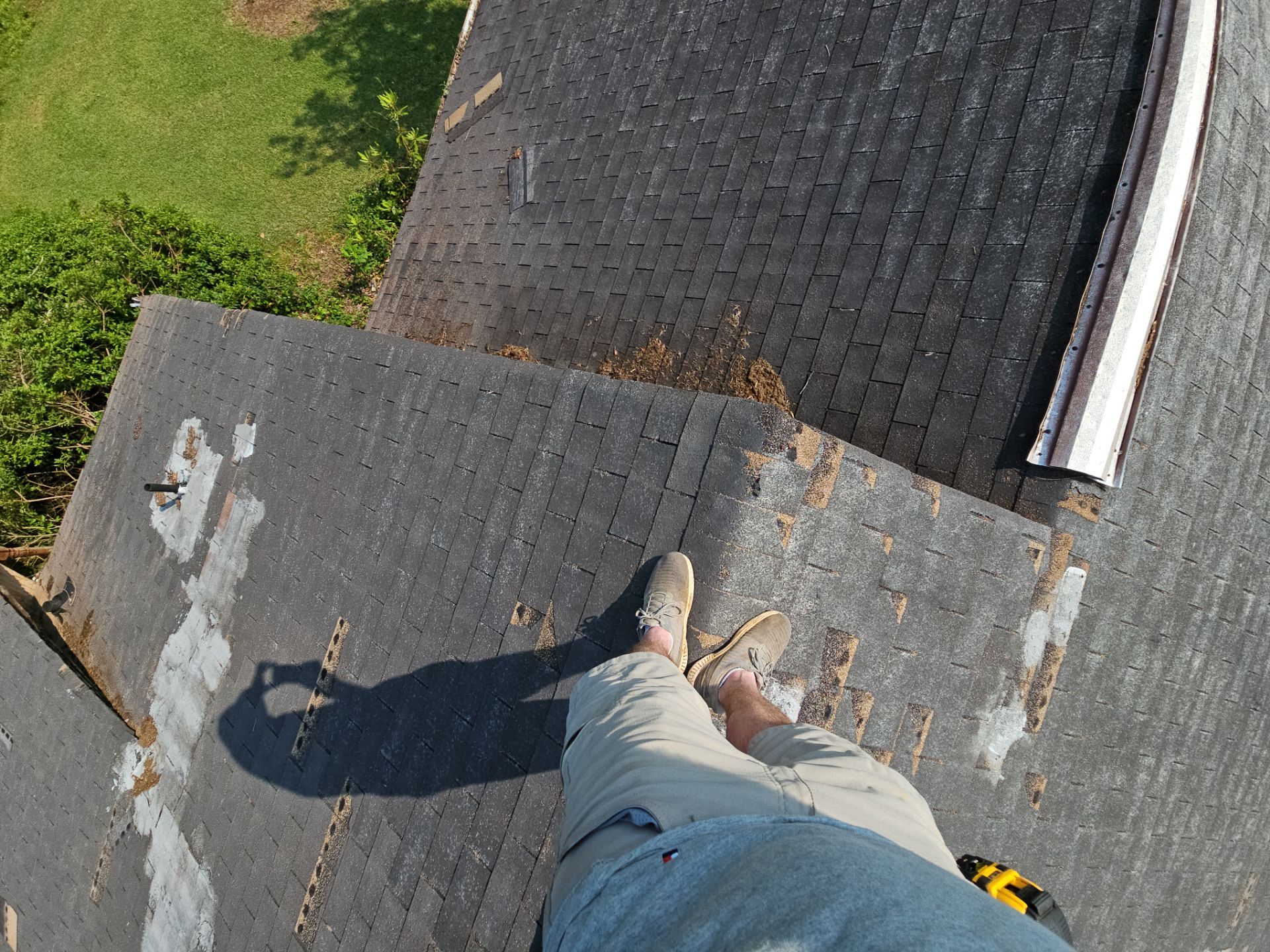Syler roofing job by BROCK BUILDERS 