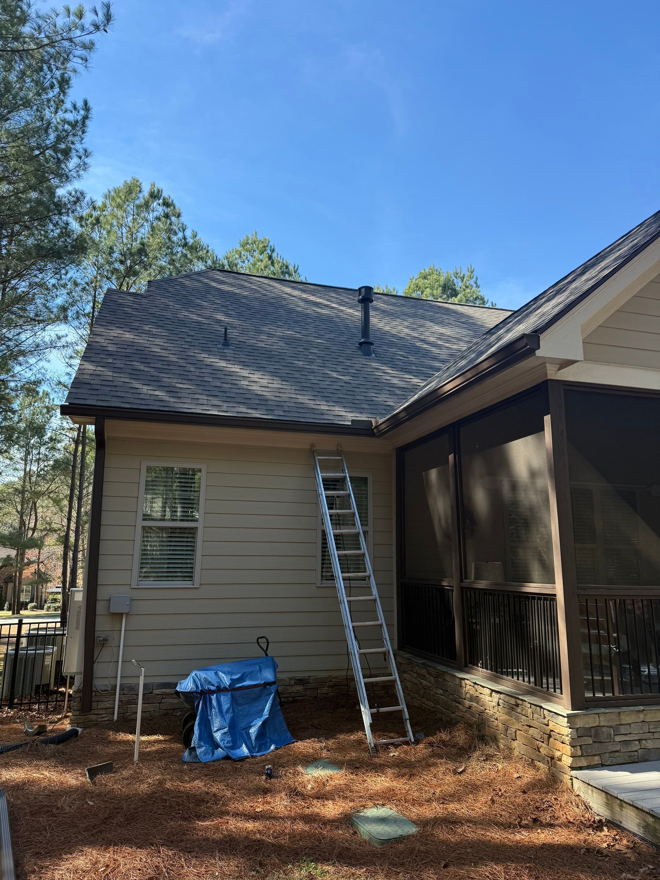 Project in Creedmoor - Atlas StormMaster Shake Weathered Wood by Pro Performance Roofing