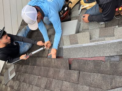 Residential Roofing Repair using Owen's Corning Duration (Lifetime) Shingles