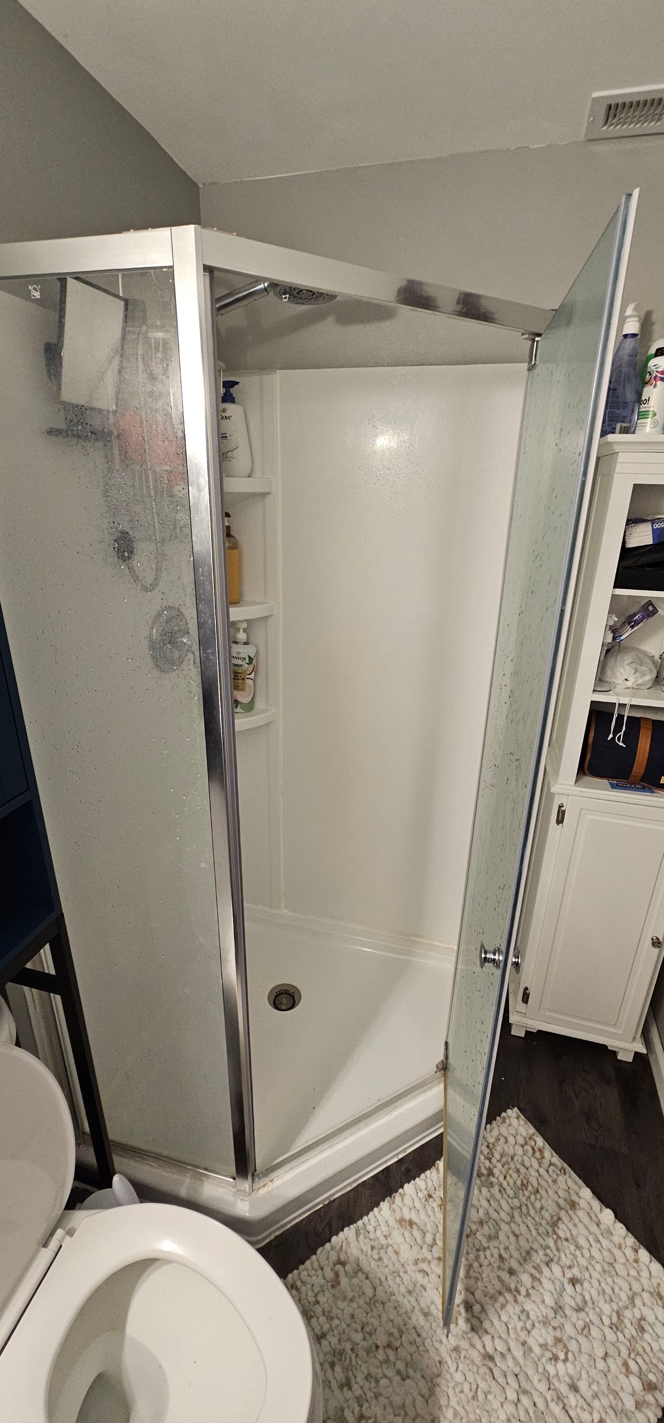 2 bathroom remodels using maintenance free products by Window Depot of Annapolis