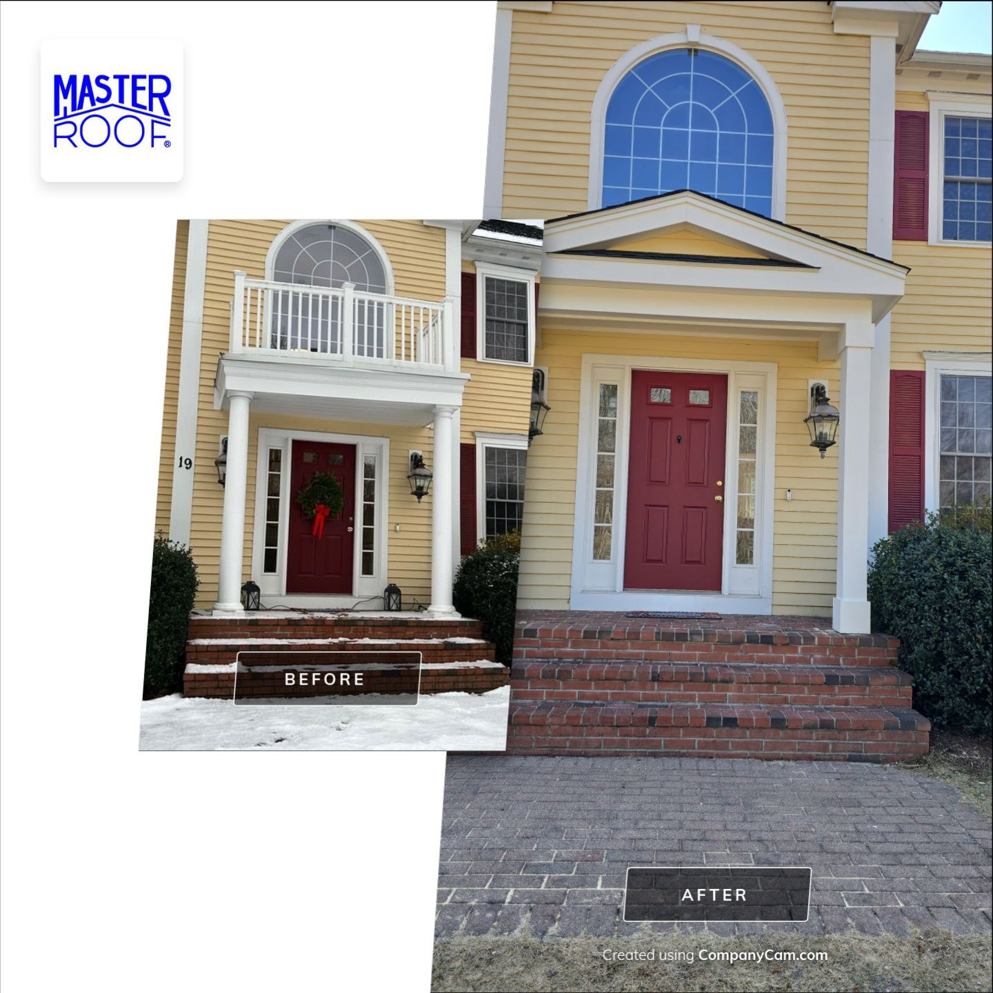 Porch Replacement in Holliston, MA by Master Roof Inc