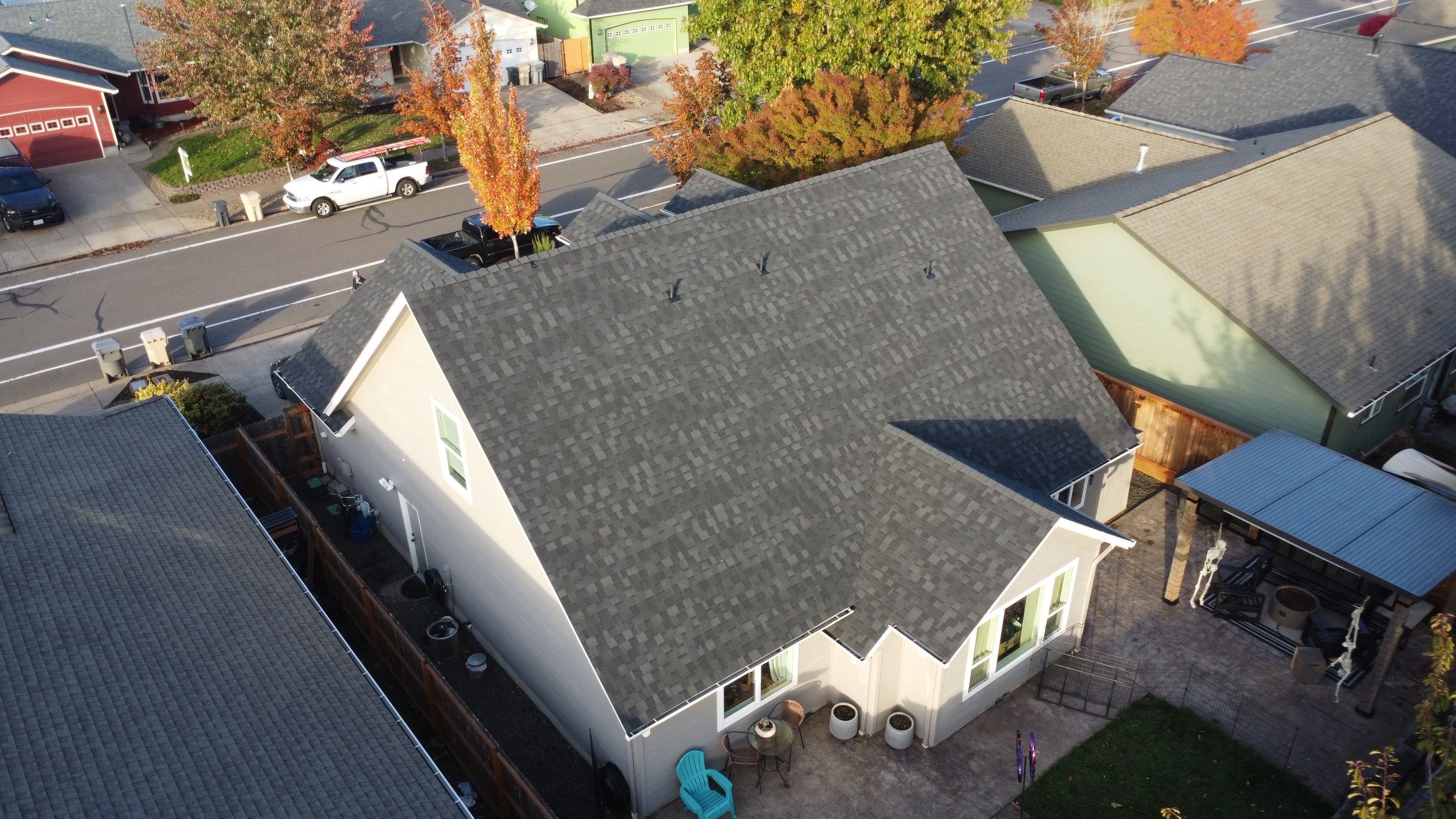 Granite Black Residential Roof Replacement by Orezona Building & Roofing Company, Inc.