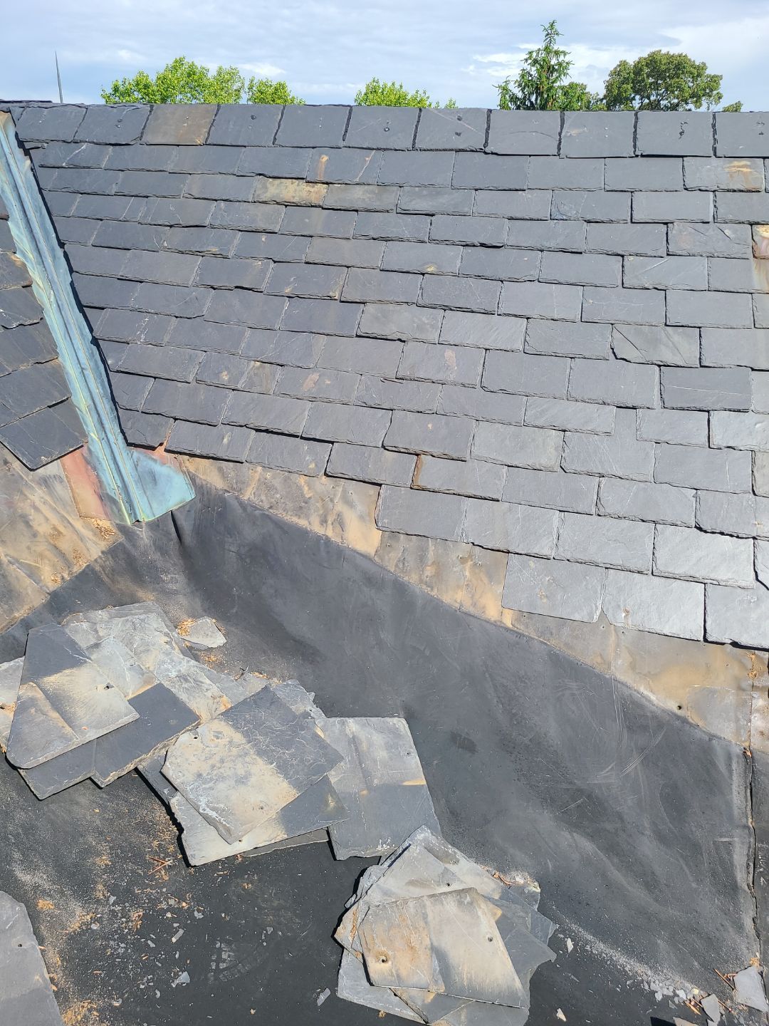 Lorton: EPDM Flat Roof with Partial Slate Replacement by RM Banning, Inc.