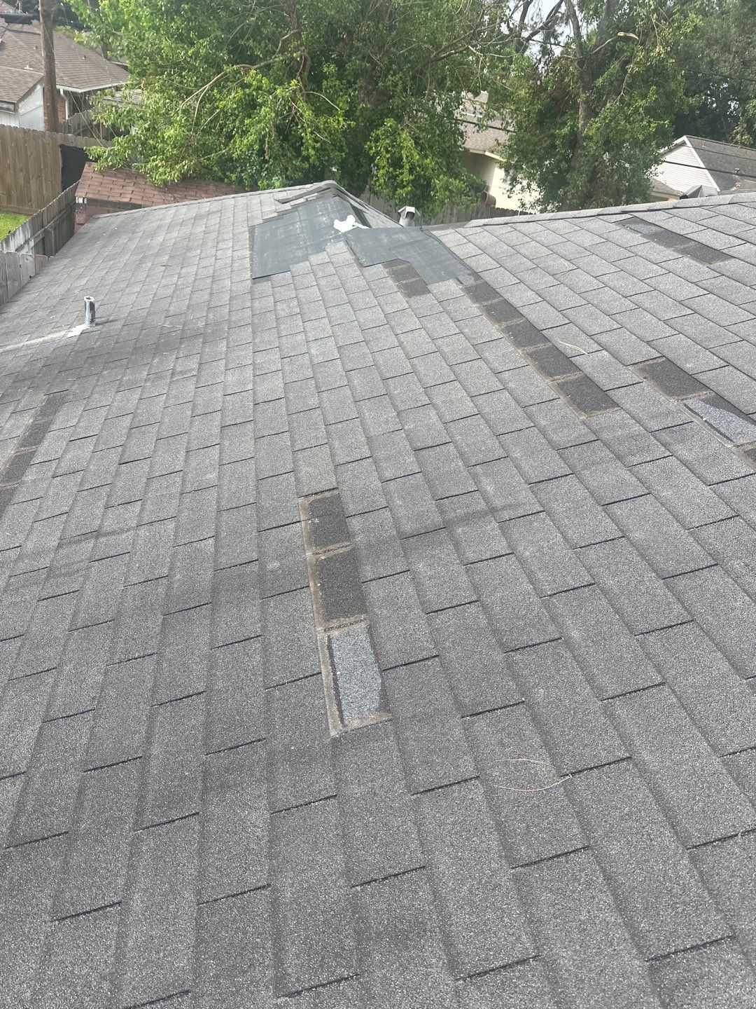Hail Damage using Owen's Corning Duration (Lifetime) Shingles by Roof Repair Company