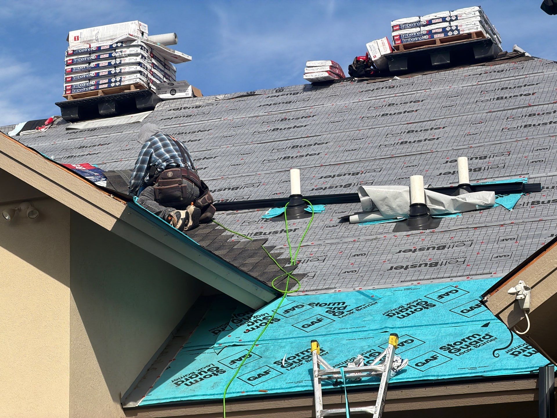 Roof Replacement using GAF Timberline HDZ - Midnight Mesa  by Montana Roofing Solutions