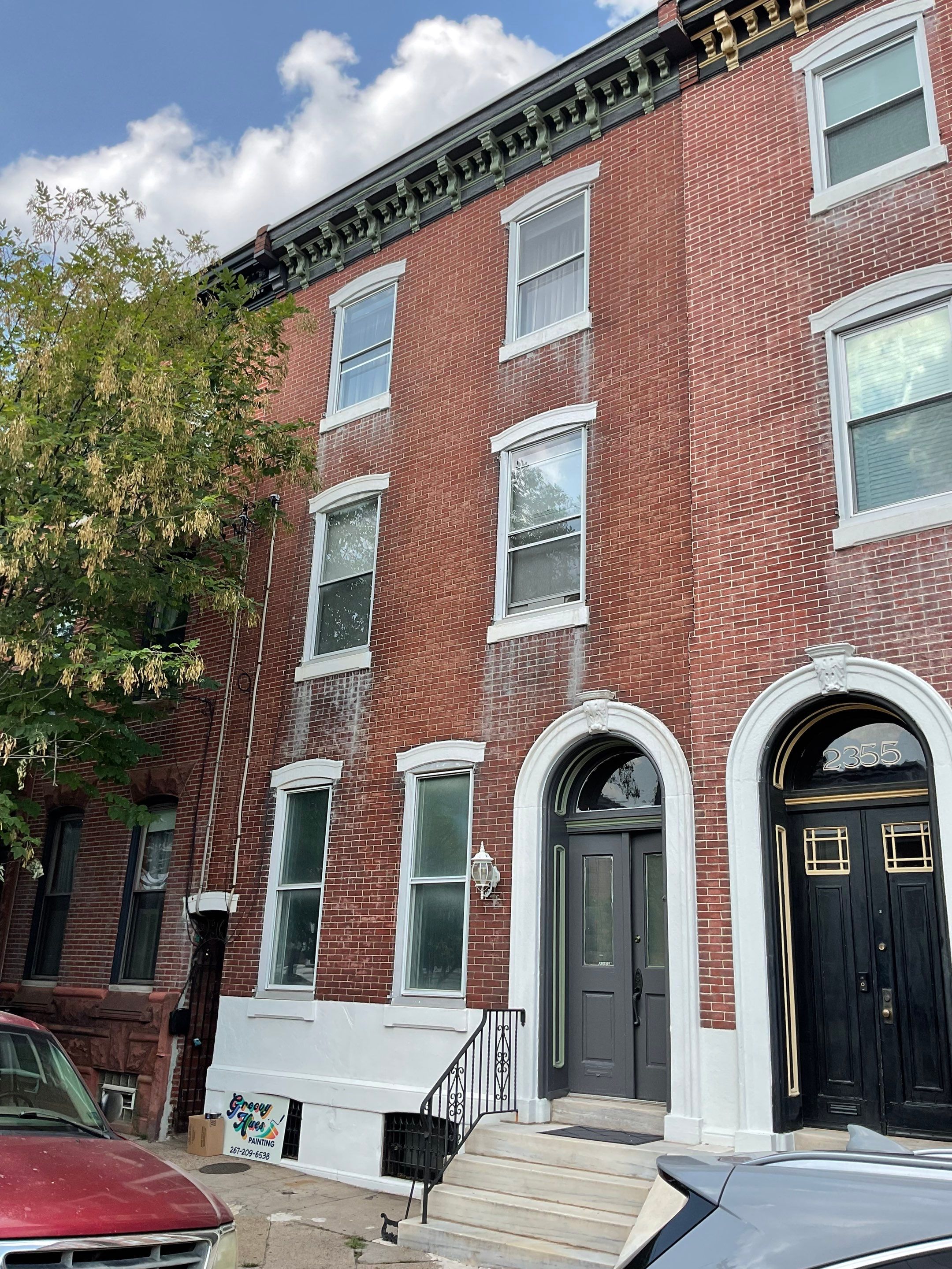 Bold Exterior Revamp in Fishtown by Groovy Hues