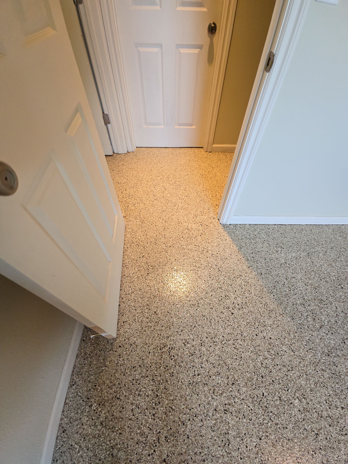 Basement Transformation using Driftwood by Croc Coatings, LLC