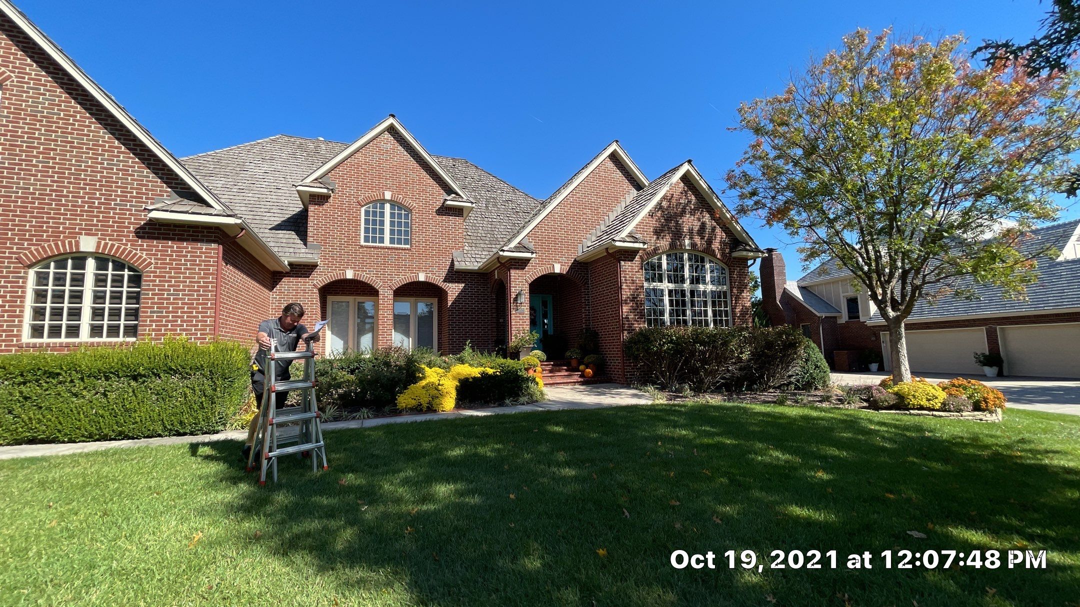 Residential Roofing Installation using DaVinci Bellaforte Slate in Slate Black by Eaton Roofing 