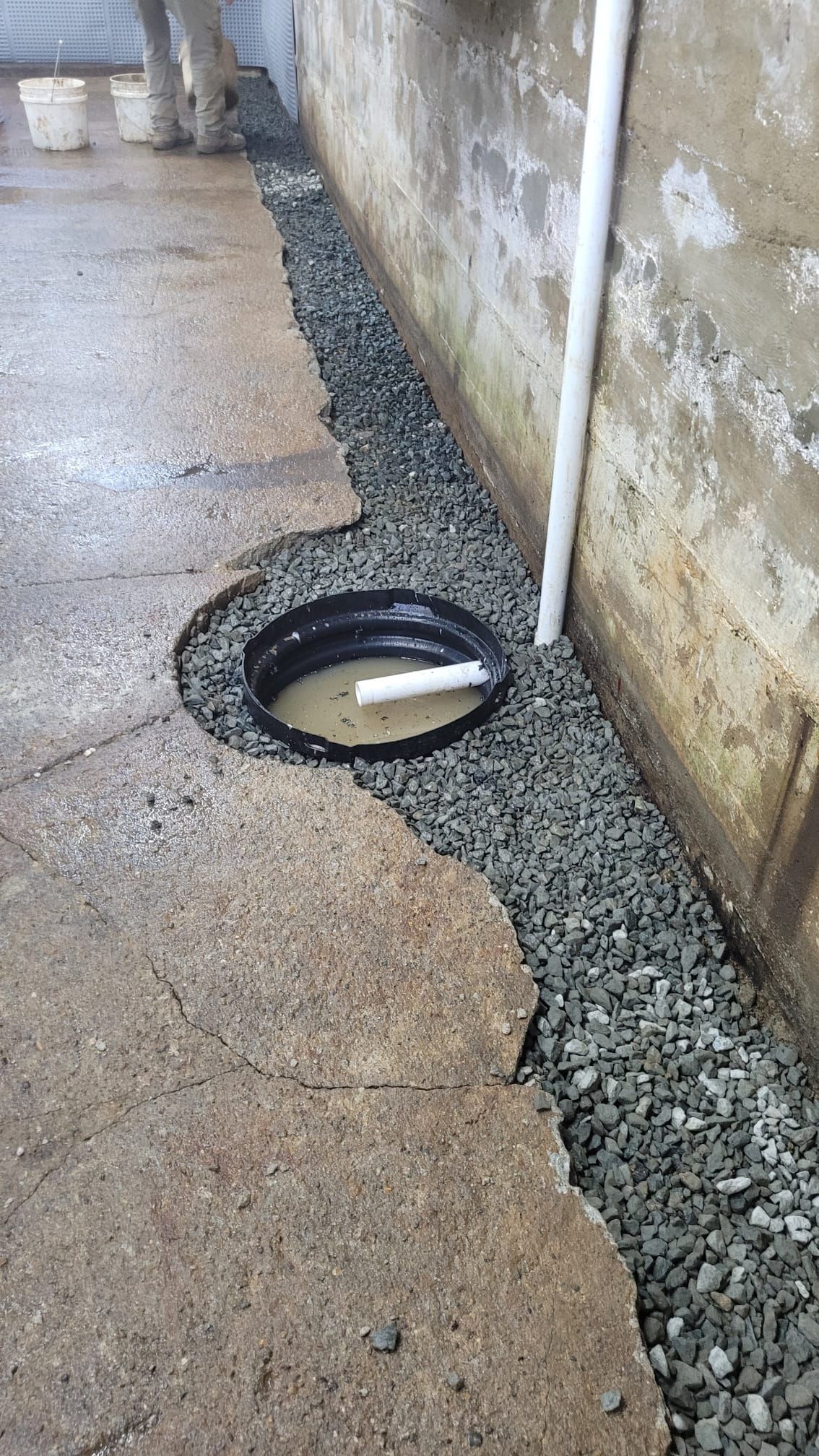 Interior French Drain Boonton NJ by Pure Service Pro, LLC 
