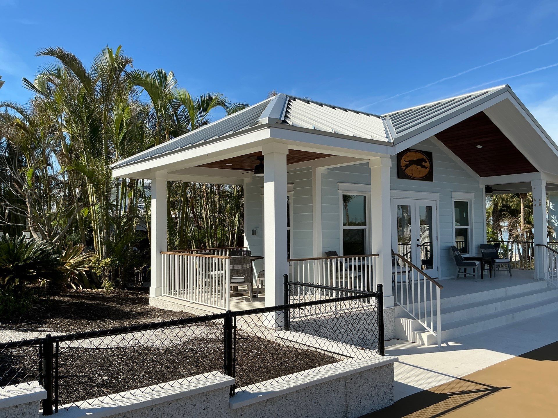 All New 1/2 Round Gutters in Nokomis FL by Gutter Professors