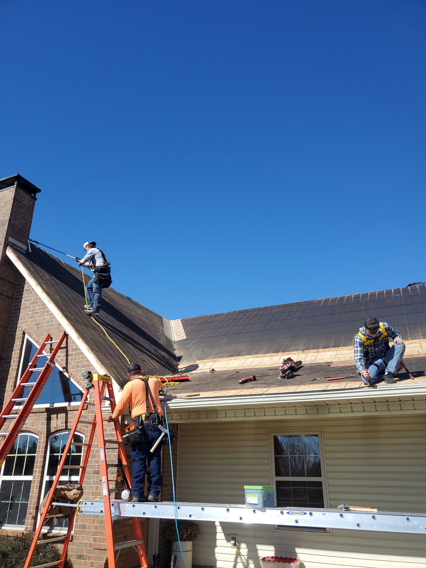 Residential Metal Roof Replacement using Reed's Metals: 26 GA. Colored Residential Metal Panels (Ivory) by Hostetler Roofing