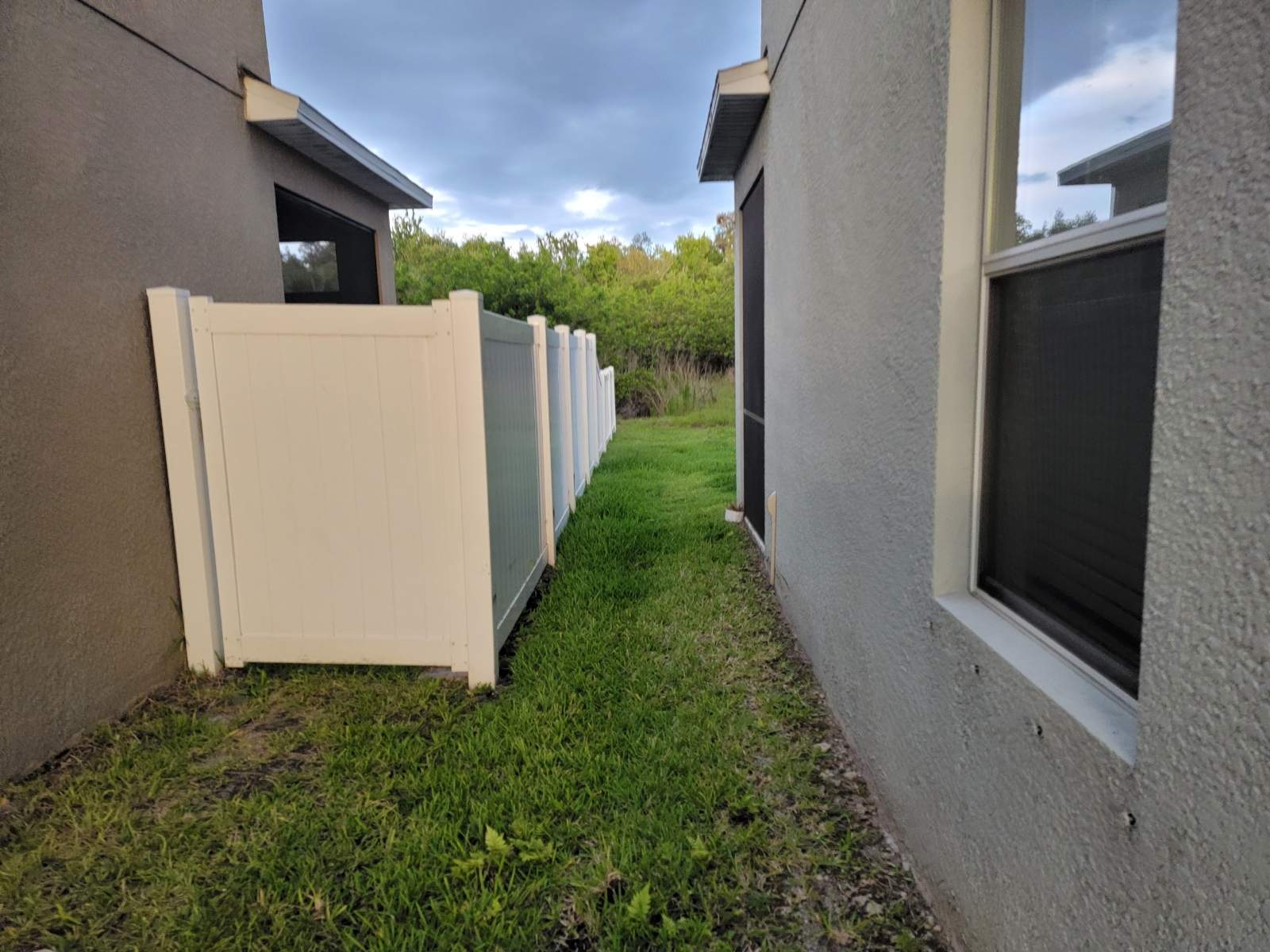 Ruskin, FL 6ft. Tall White Vinyl Privacy with 4ft. Tall White Vinyl Spaced Picket Fence by Asap fence and gates, LLC