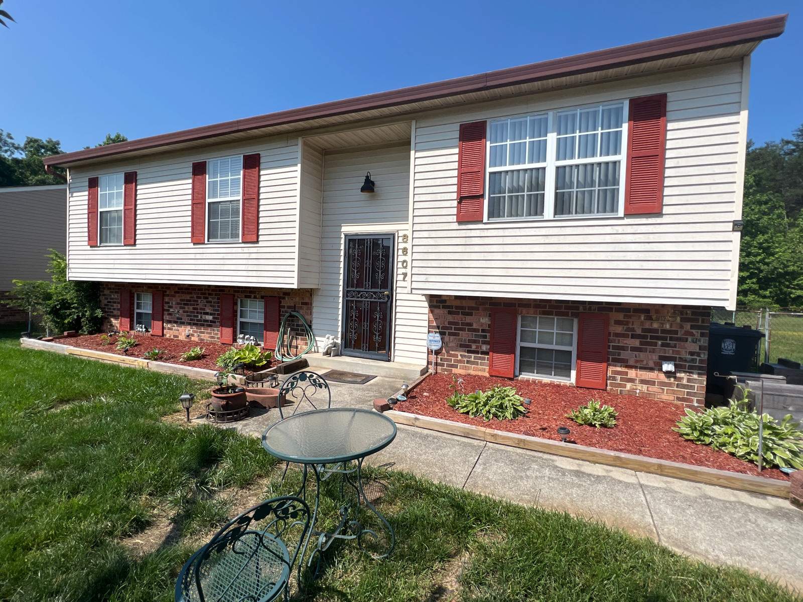 Shutters using Mid America Raised Panel by ExteriorPros