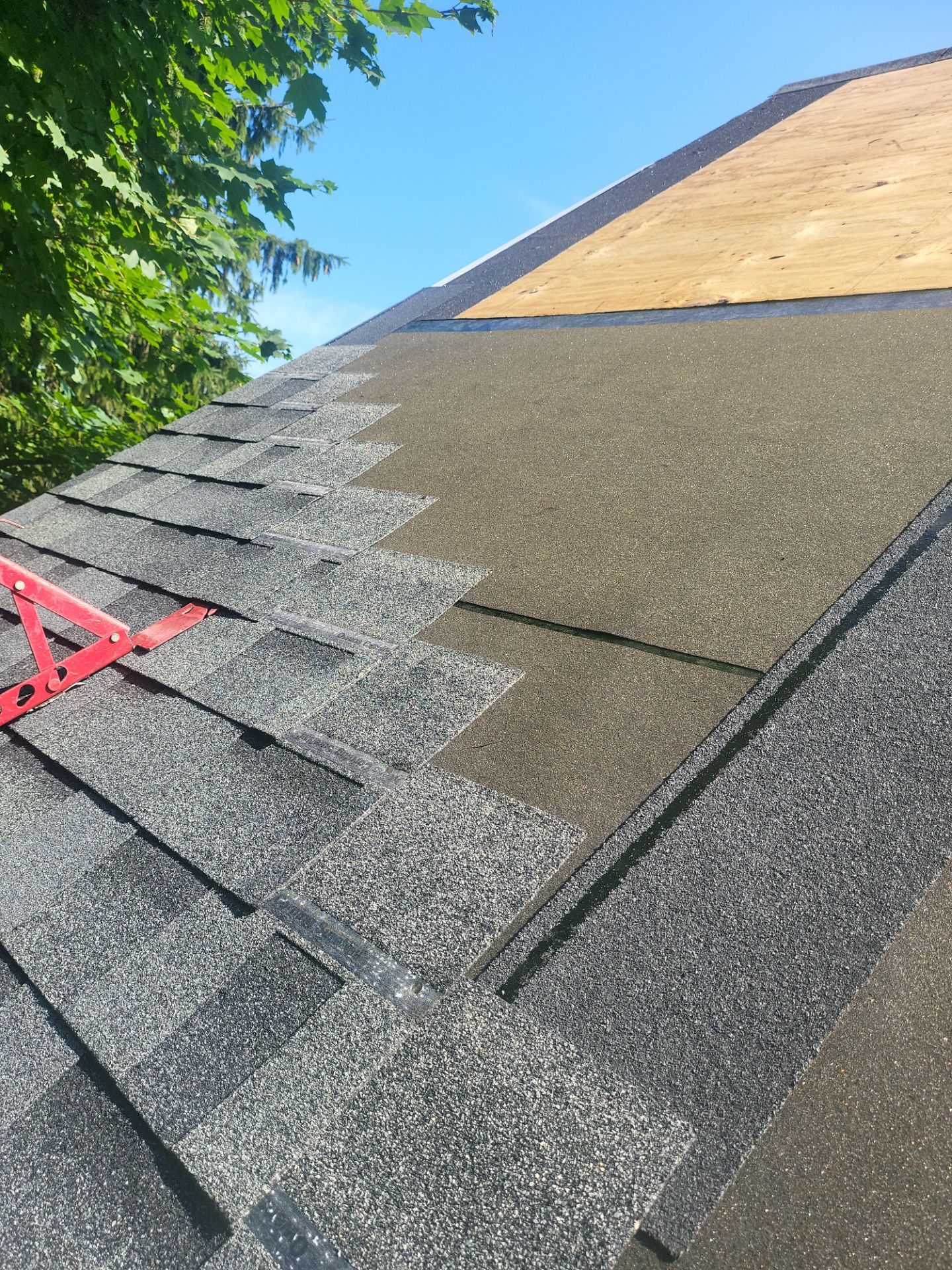 Residential Roofing Installation using Owens Corning TruDefinition Duration AR - Estate Gray by A Plus Exterior