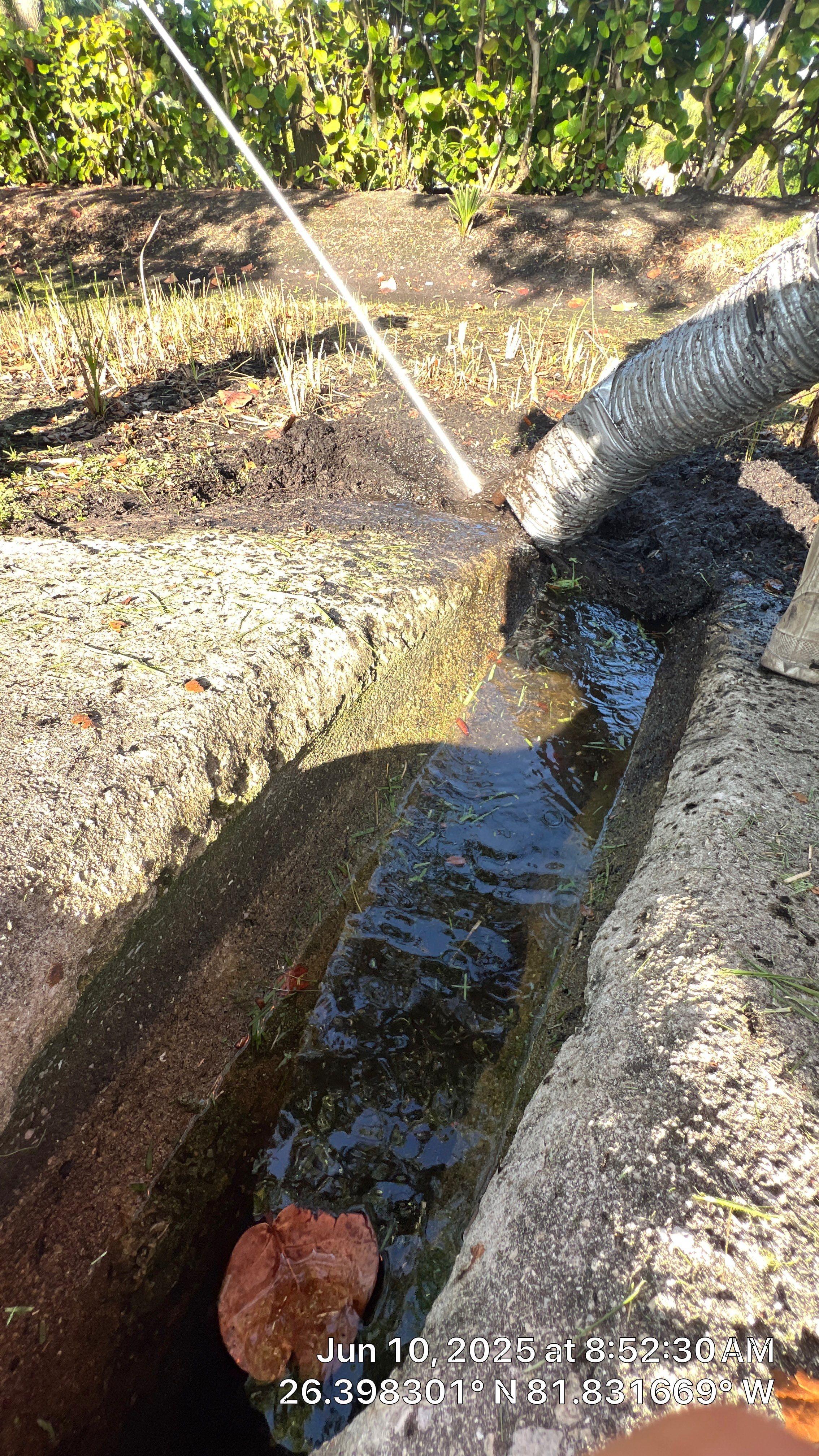 Pelican Landing Beach Parking Lot Stormwater System Maintenance by Don Mar, Inc. Storm Water Solutions