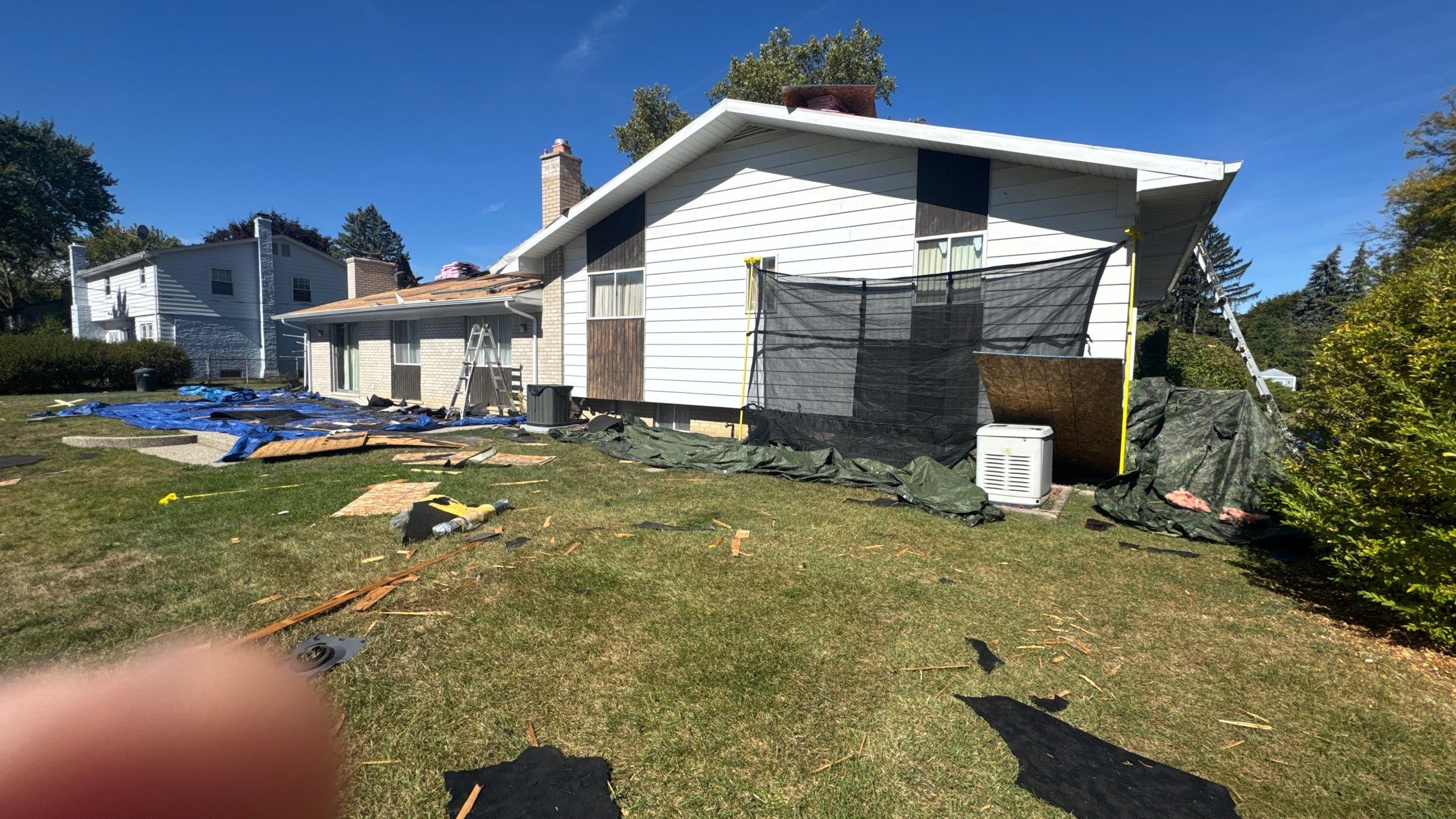 Roof Replacement using Owens Corning Williamsburg Grey by 180 Contractors